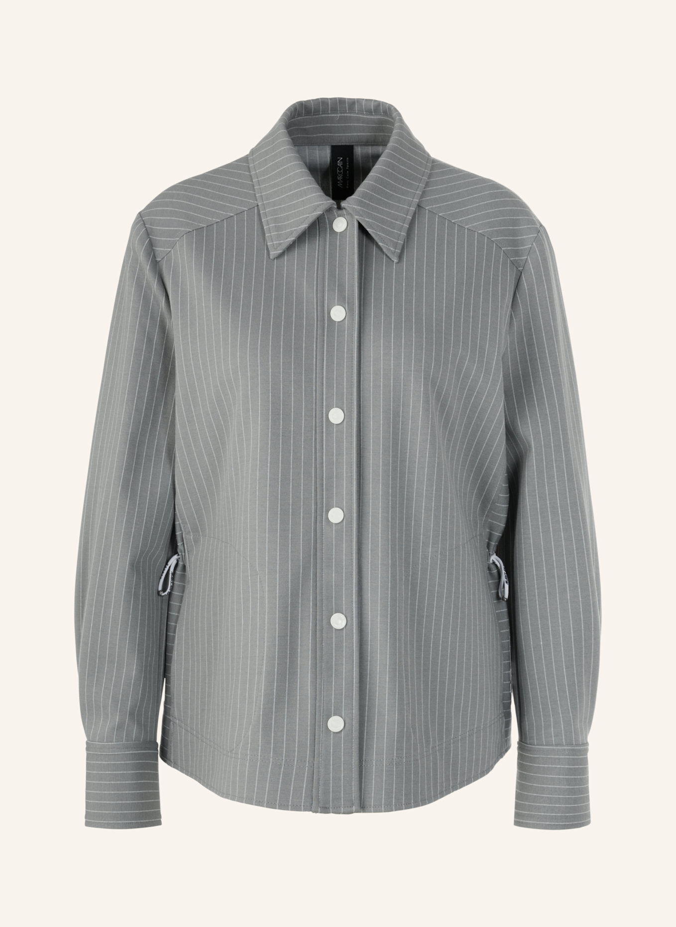 MARC CAIN Jacke: GRAU/ HELLGRAU