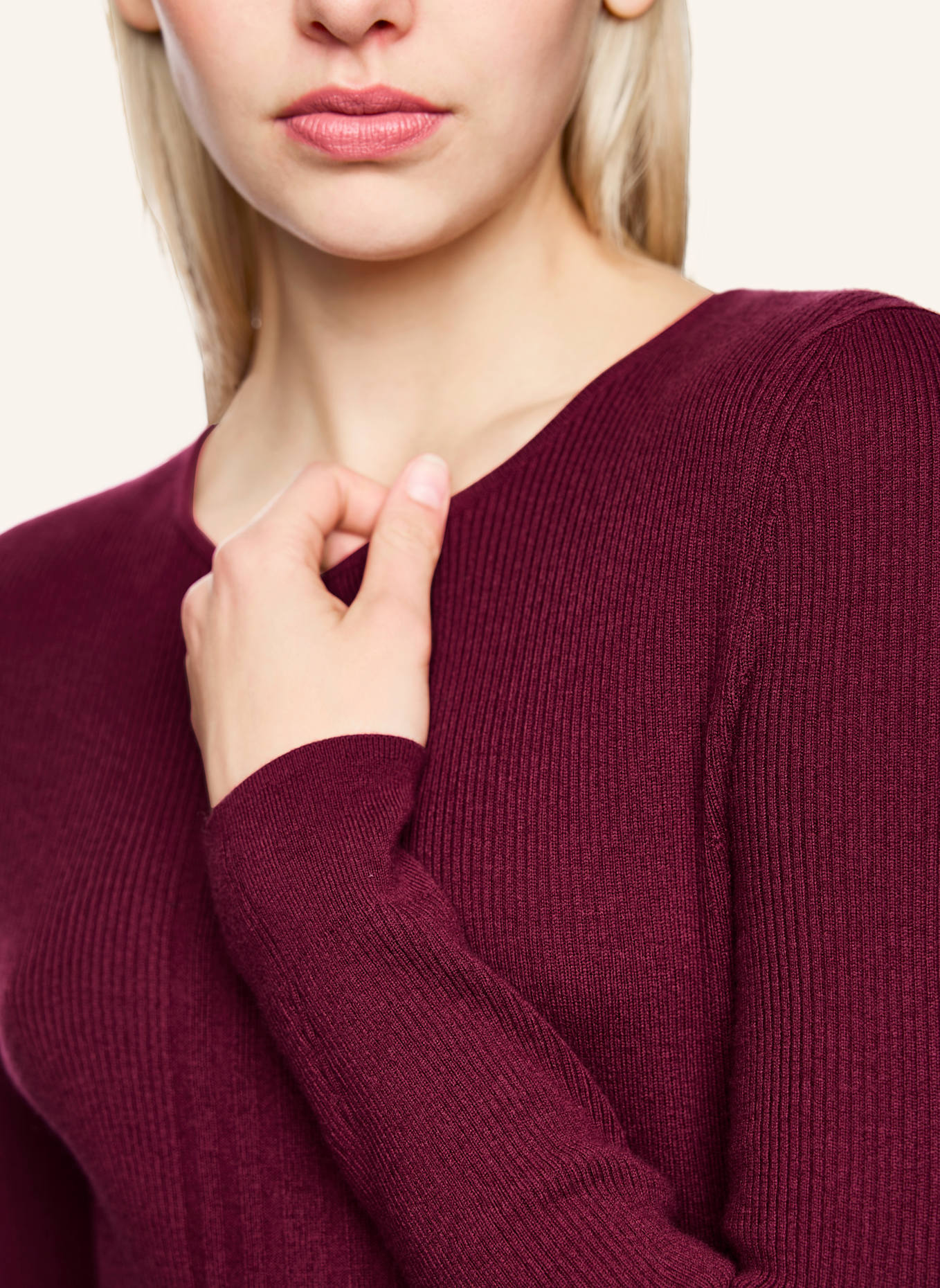 MARC CAIN Pullover: ROT