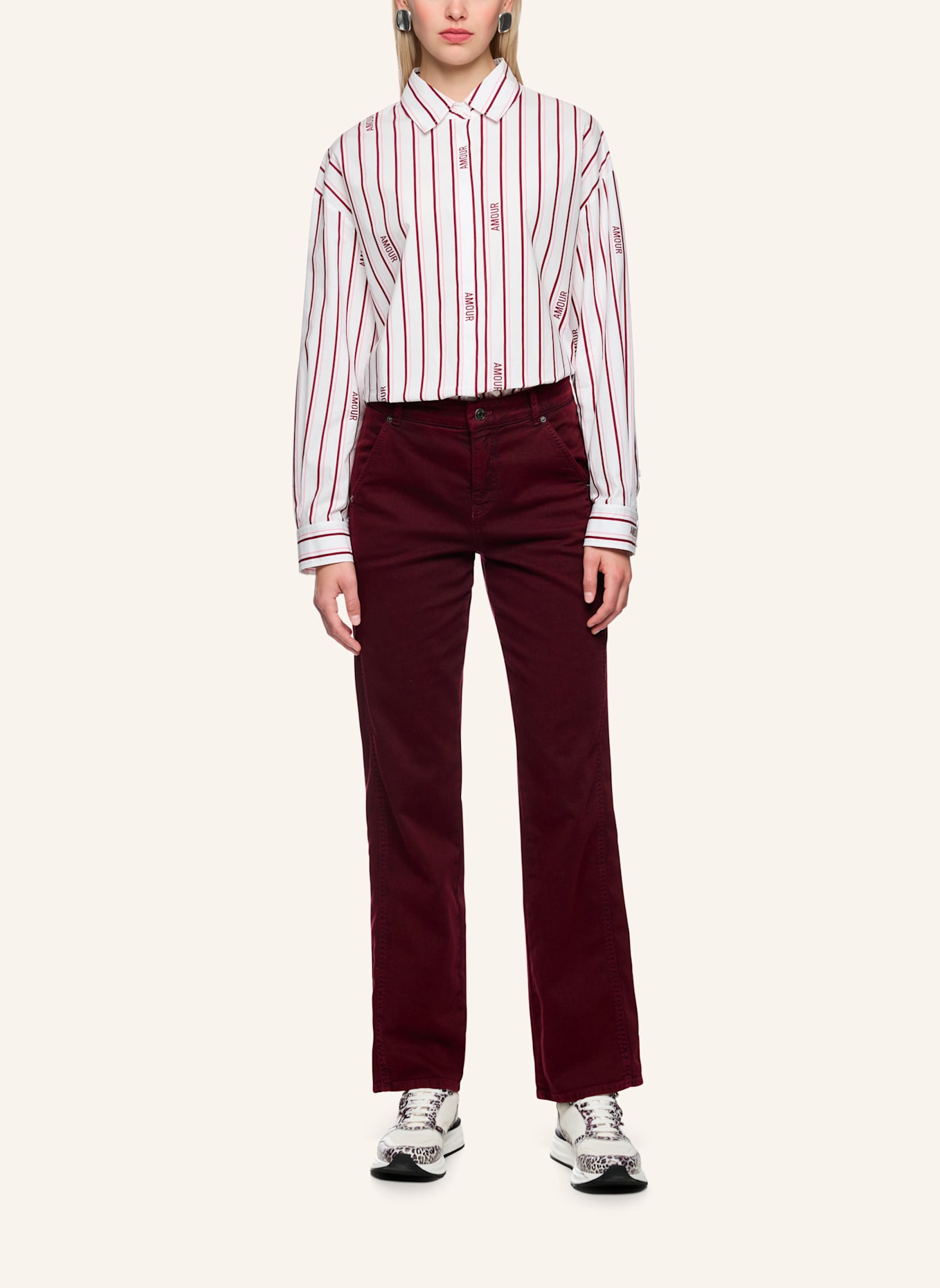 MARC CAIN Jeans FENDOU: ROT