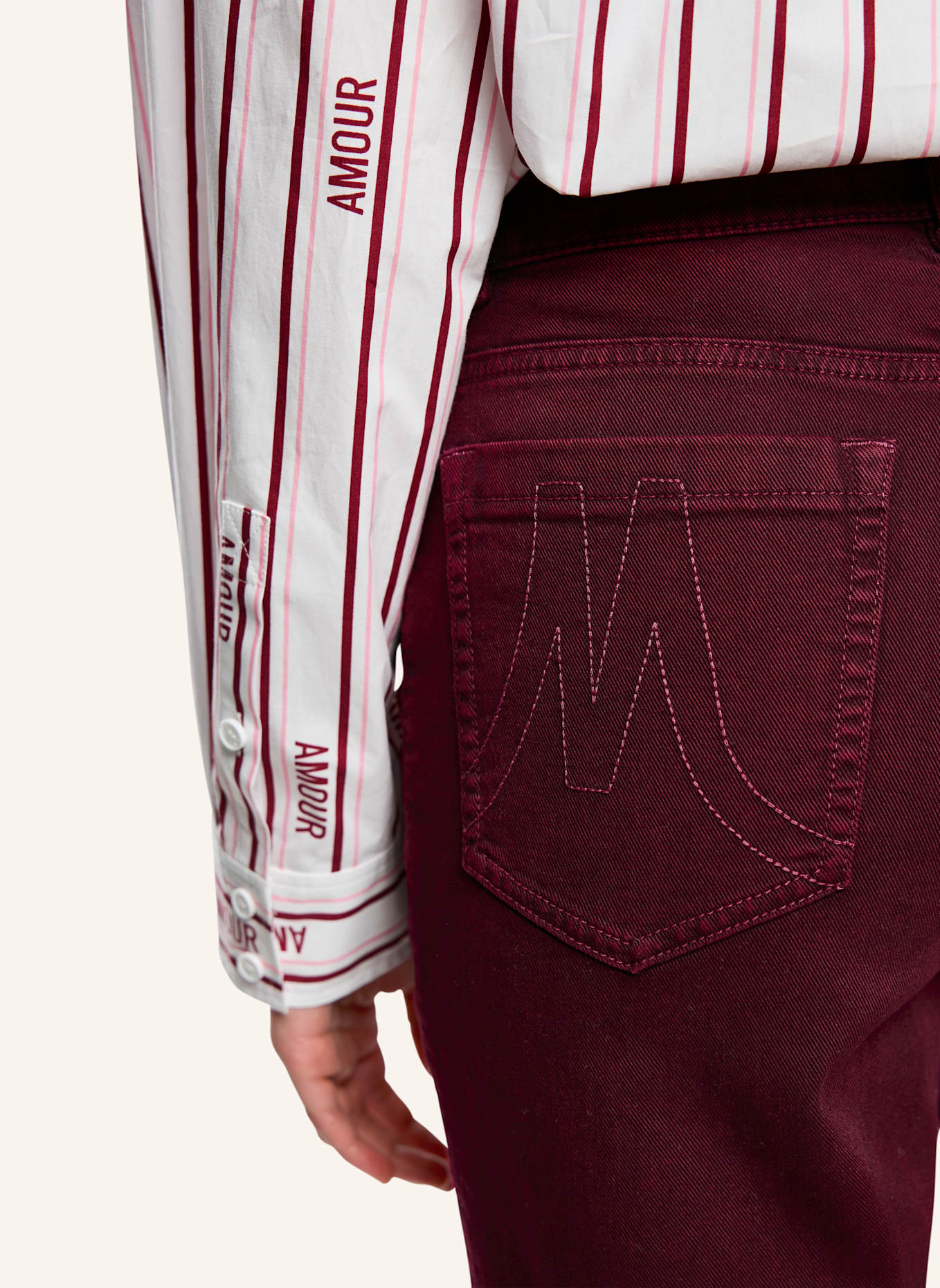 MARC CAIN Jeans FENDOU: ROT