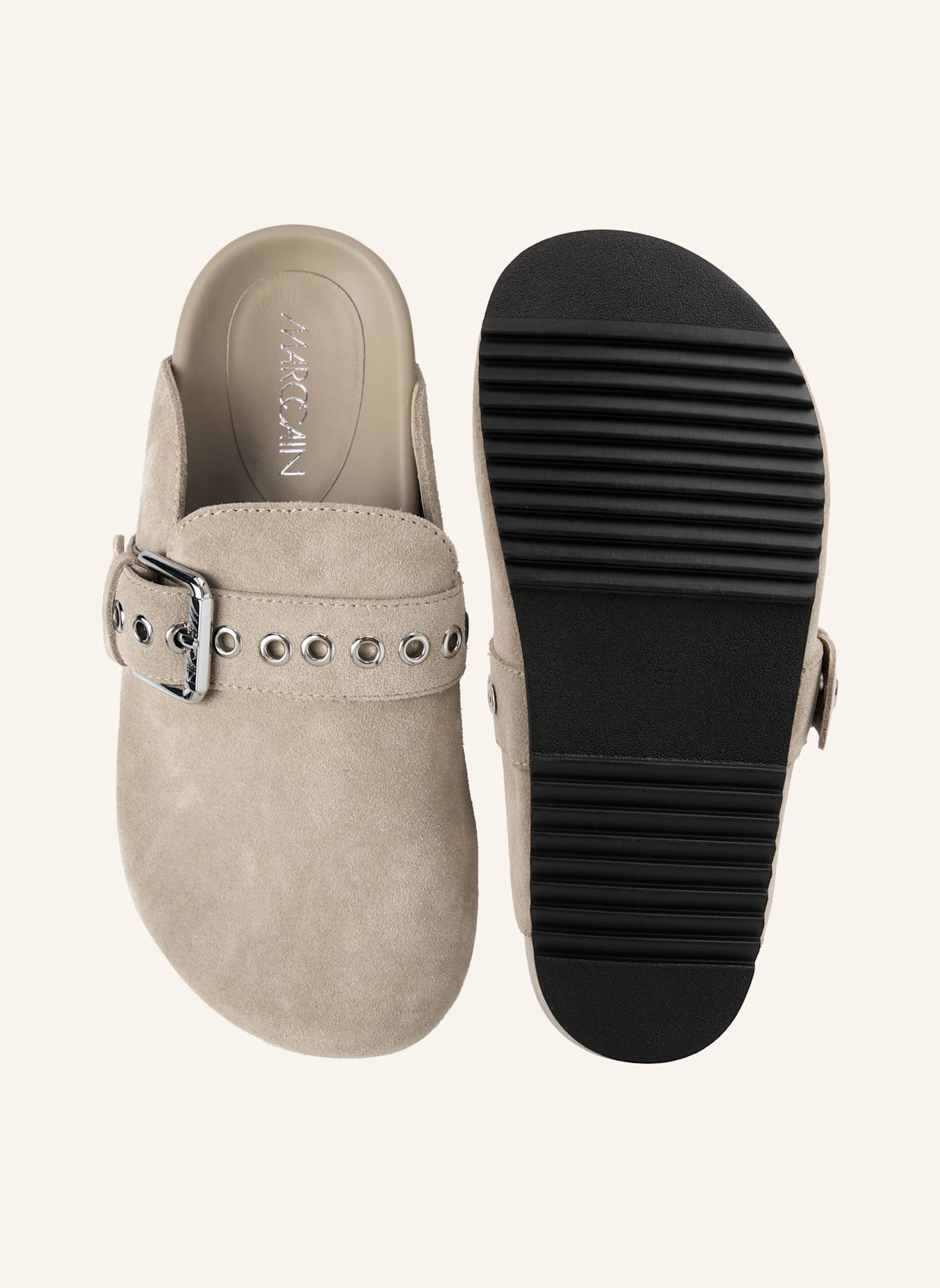 MARC CAIN Slipper: BEIGE