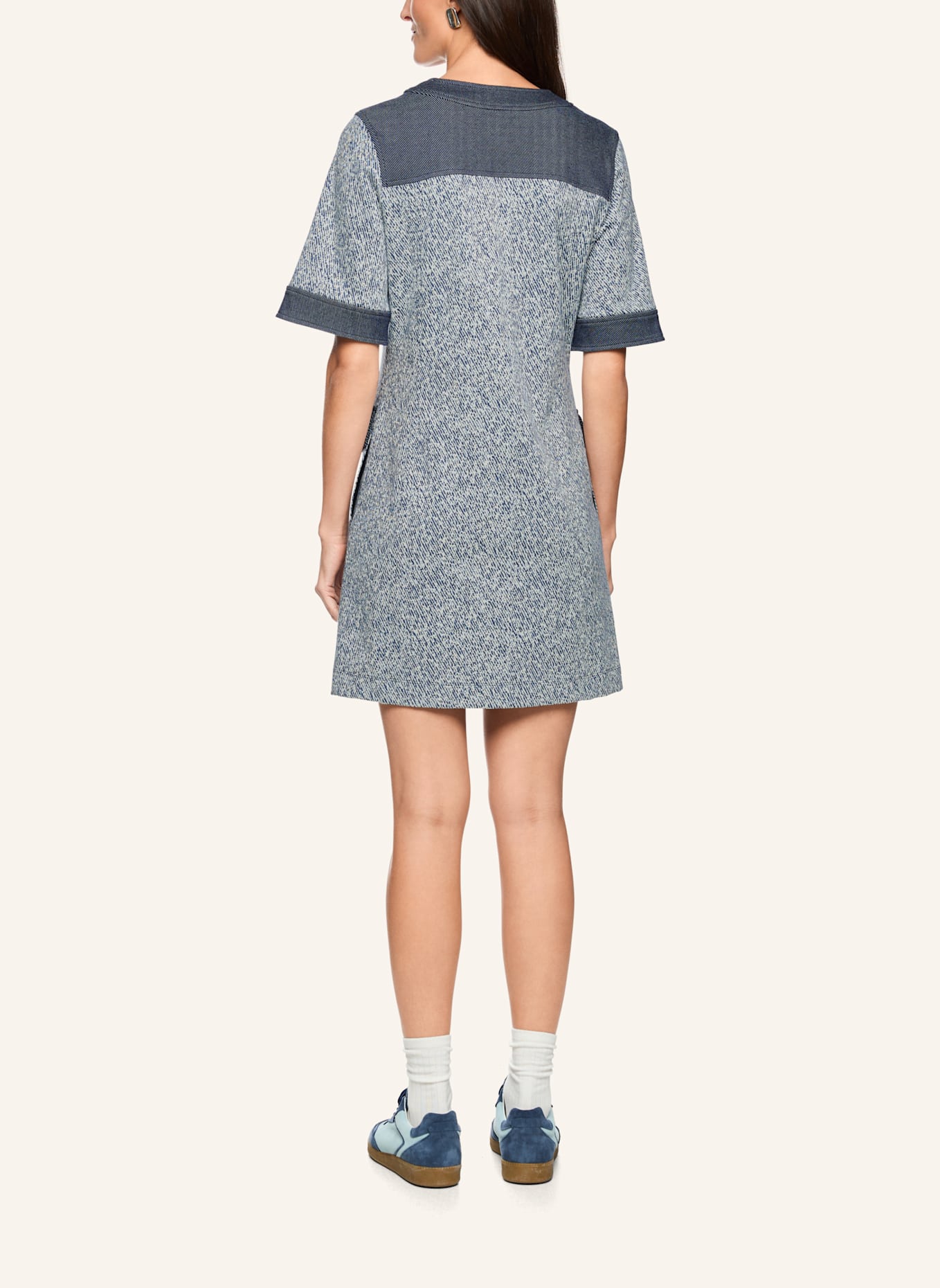 MARC CAIN Kleid: DUNKELBLAU