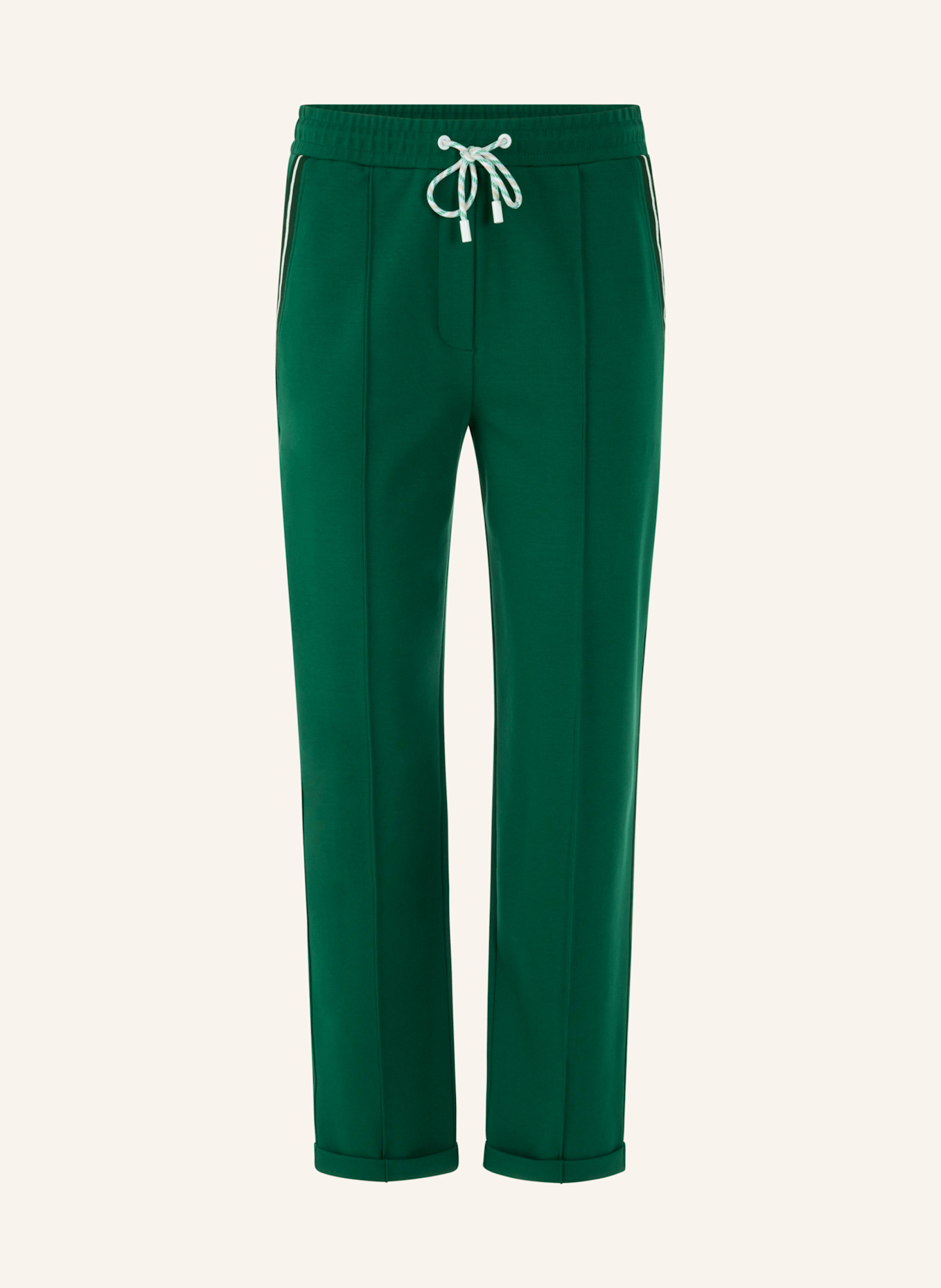 MARC CAIN 7/8-Hose FRIA: DUNKELGRÜN