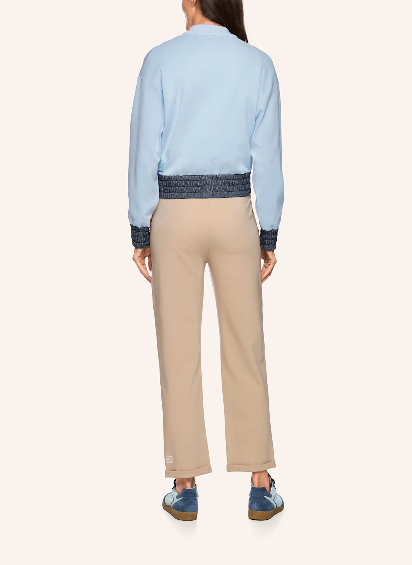 MARC CAIN Cardigan: HELLBLAU