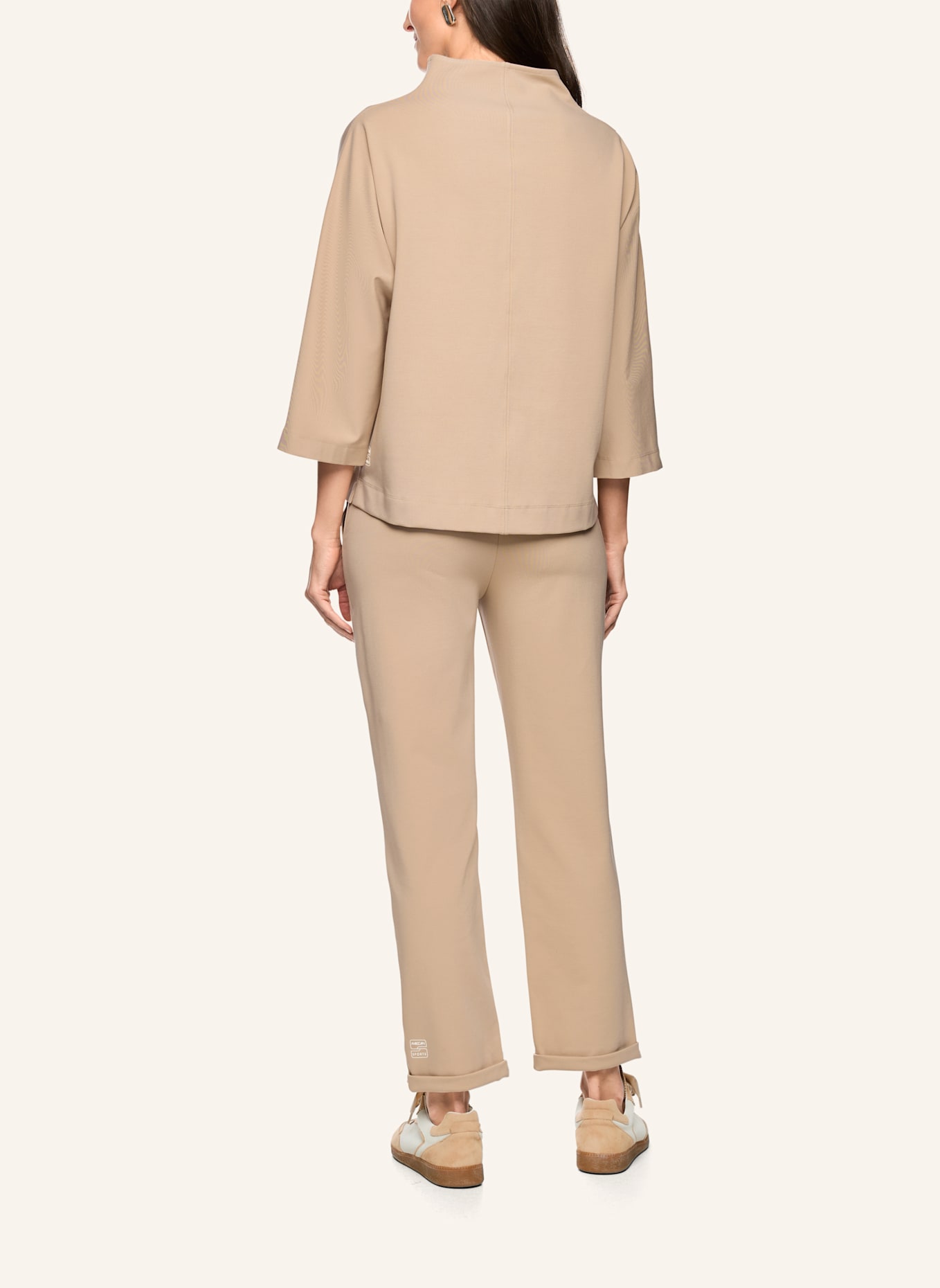 MARC CAIN Sweat-Shirt: GRAU