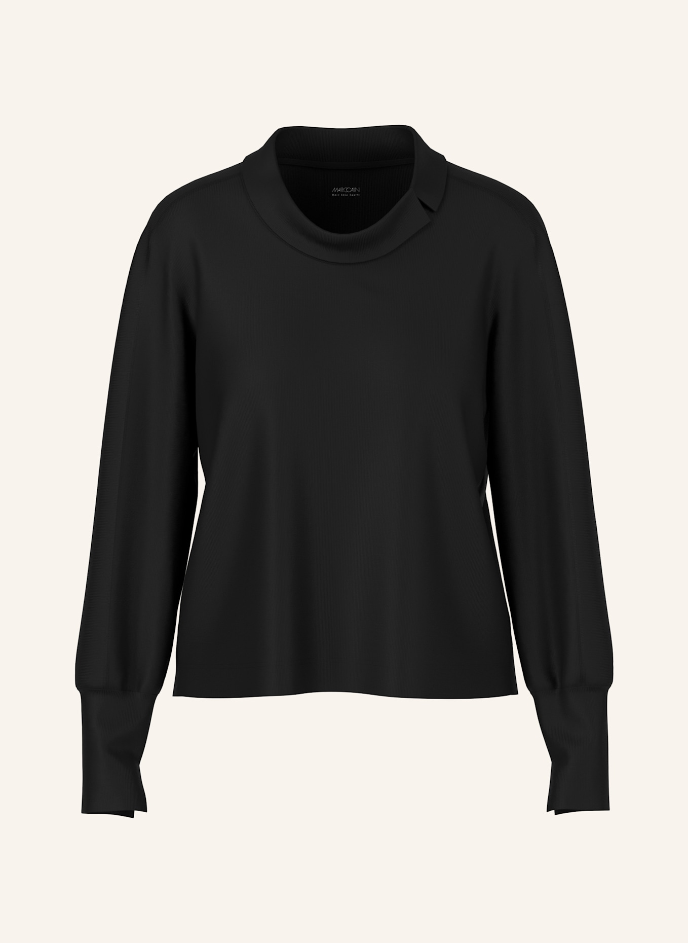 MARC CAIN T-Shirt: SCHWARZ