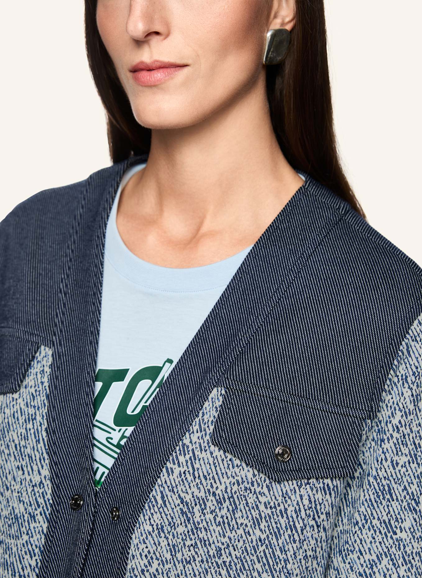 MARC CAIN Jacke: DUNKELBLAU