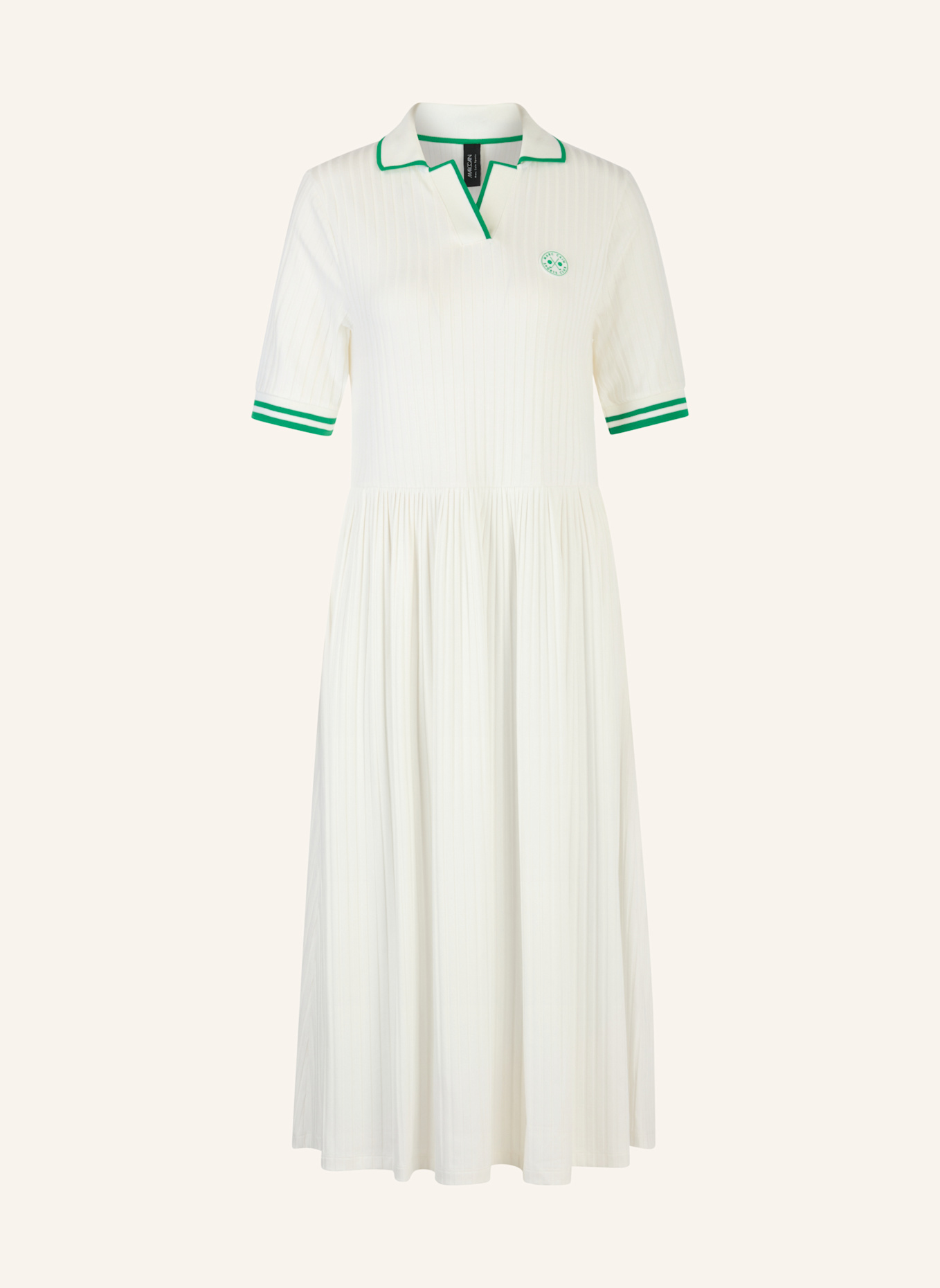 MARC CAIN Kleid: WEISS/ CREME