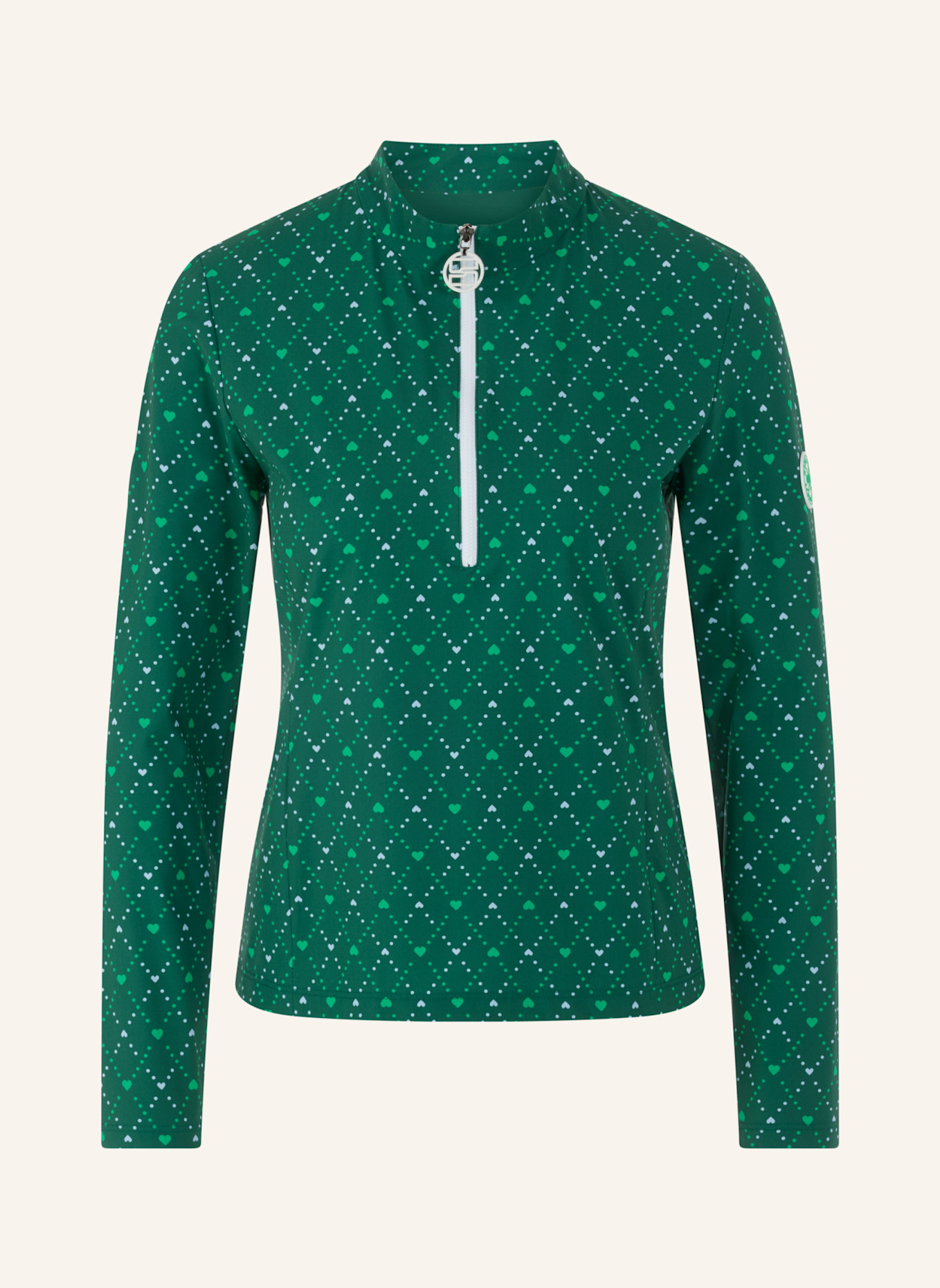 MARC CAIN T-Shirt: DUNKELGRÜN