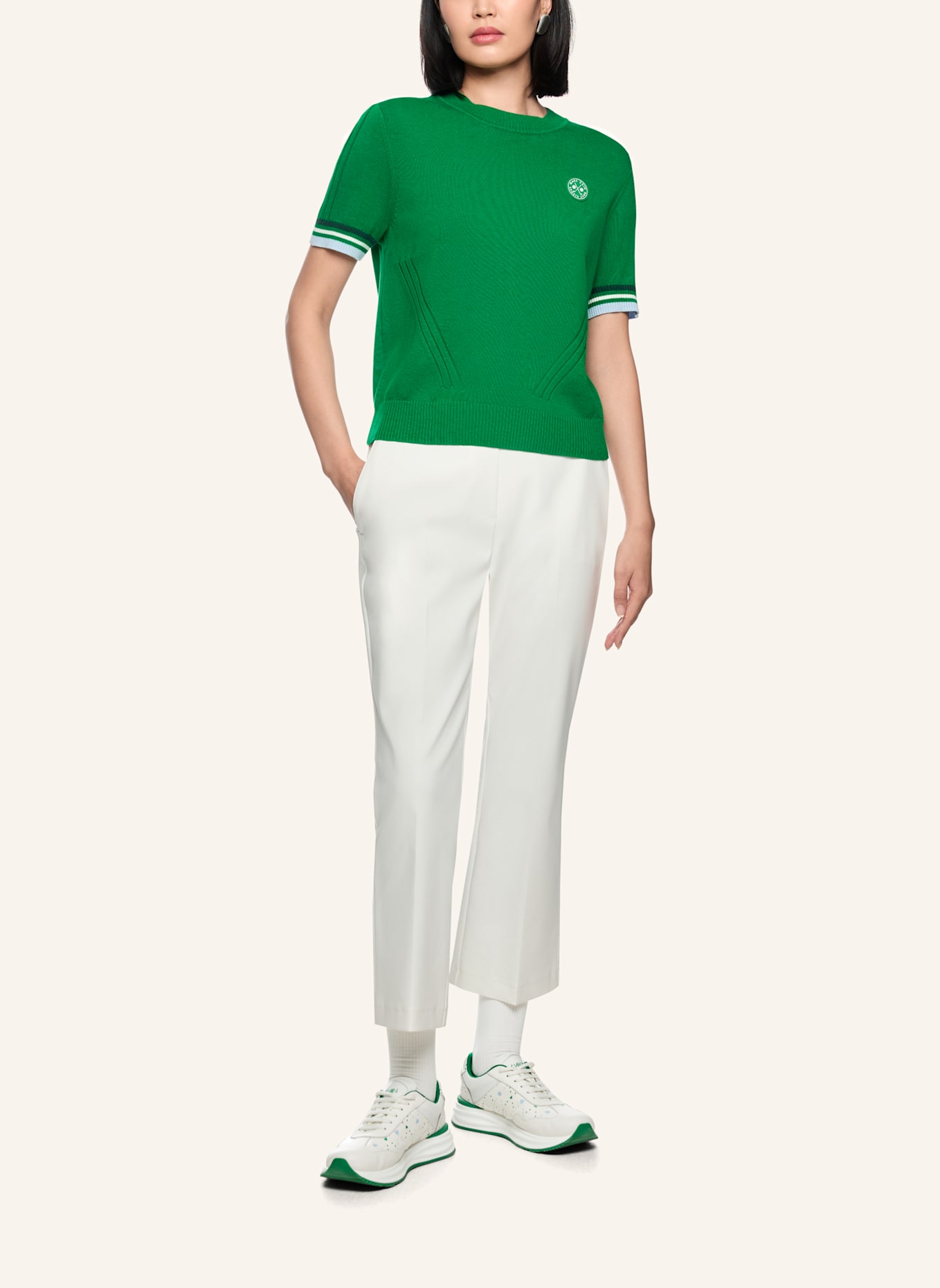 MARC CAIN Pullover: GRÜN