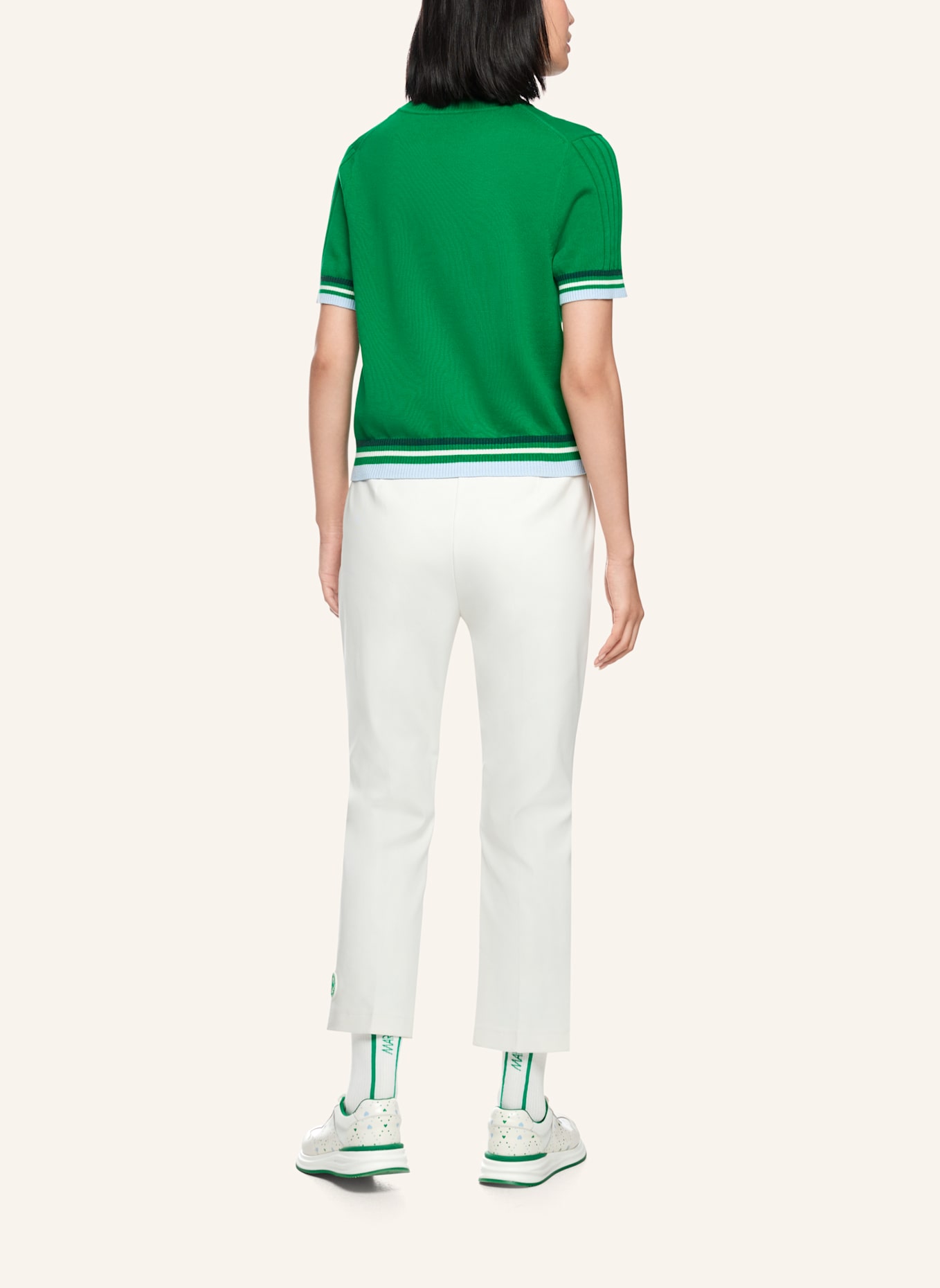 MARC CAIN Pullover: GRÜN