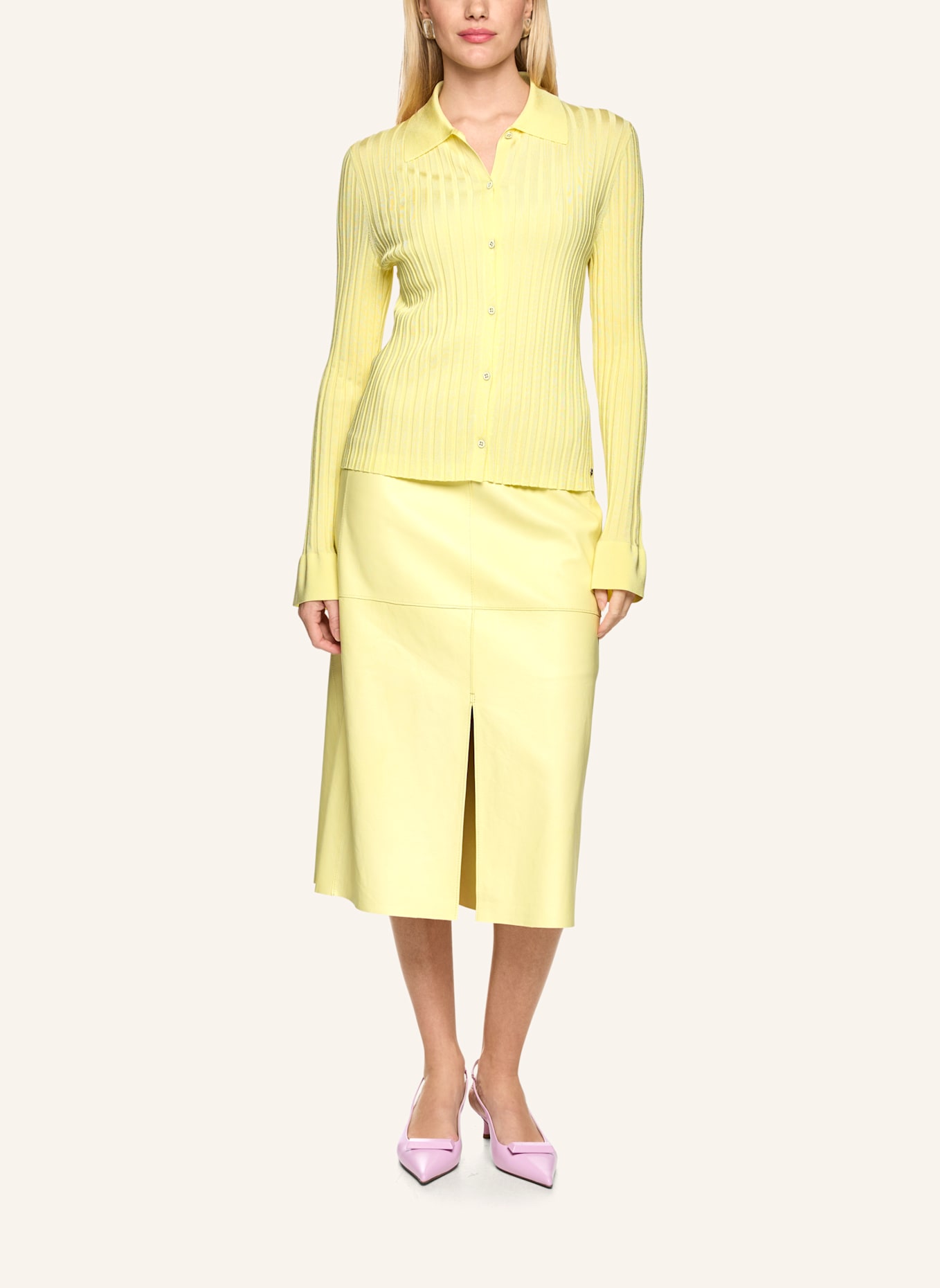 MARC CAIN Cardigan: GELB