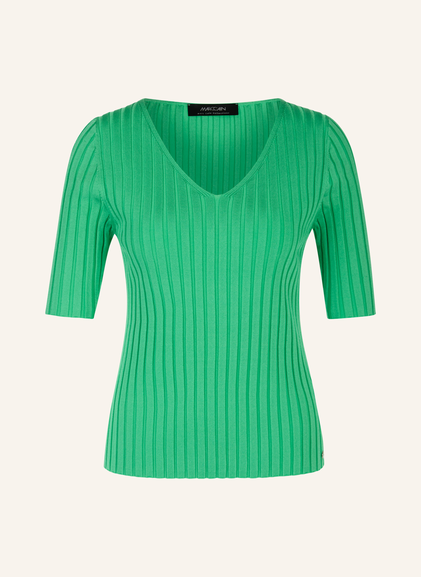 MARC CAIN Pullover: HELLGRÜN