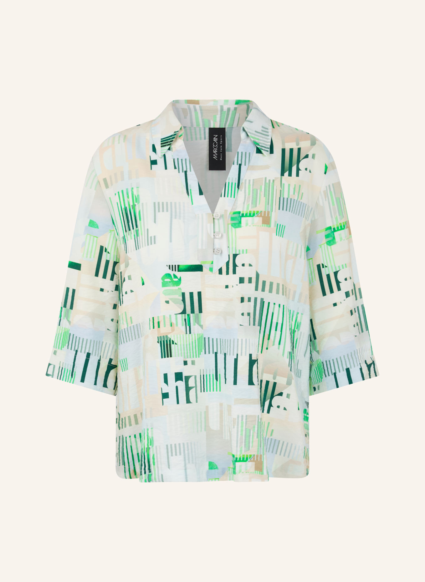 MARC CAIN Bluse: HELLBLAU