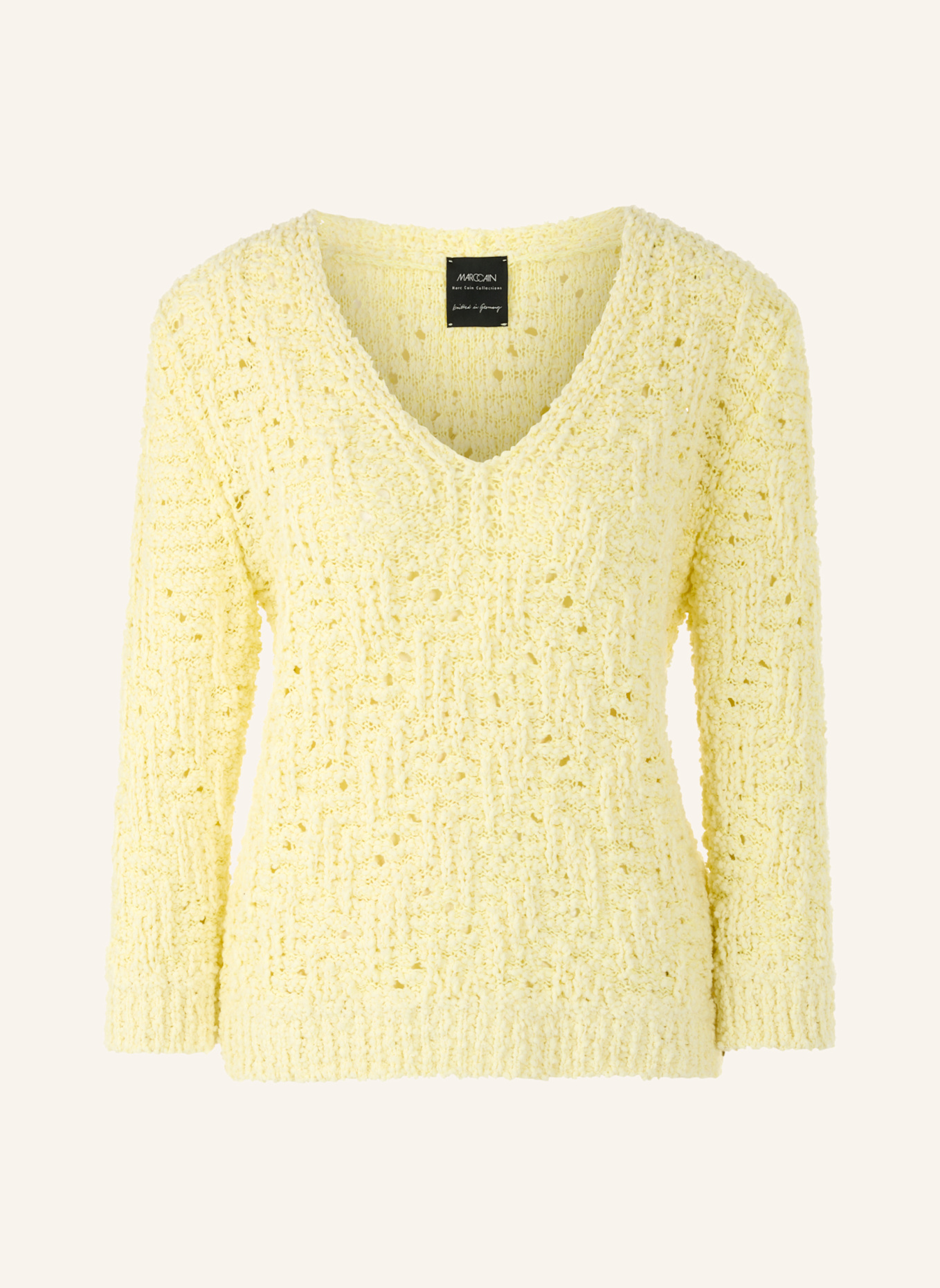 MARC CAIN Pullover: GELB