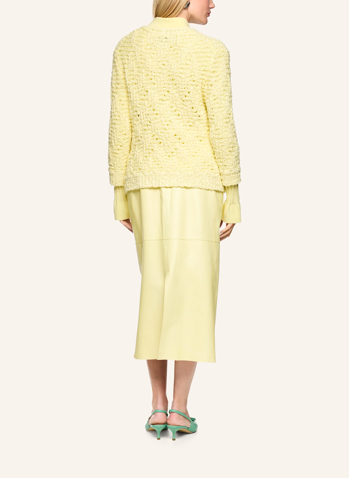 MARC CAIN Pullover: GELB