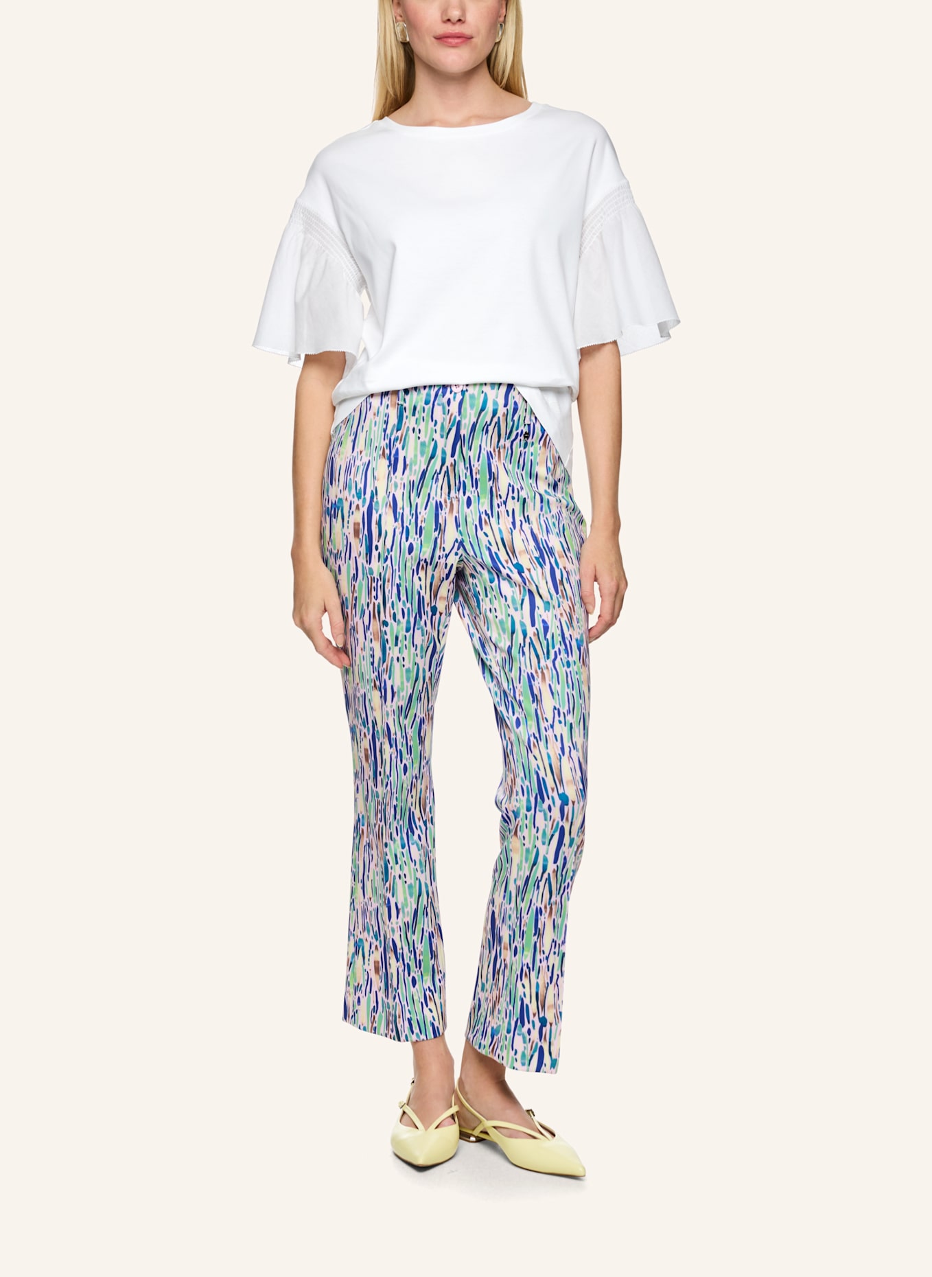 MARC CAIN T-Shirt: WEISS