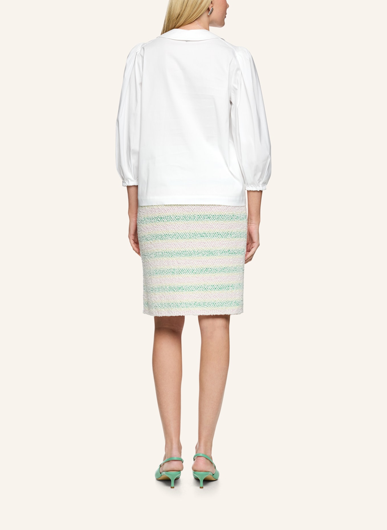 MARC CAIN Bluse: WEISS