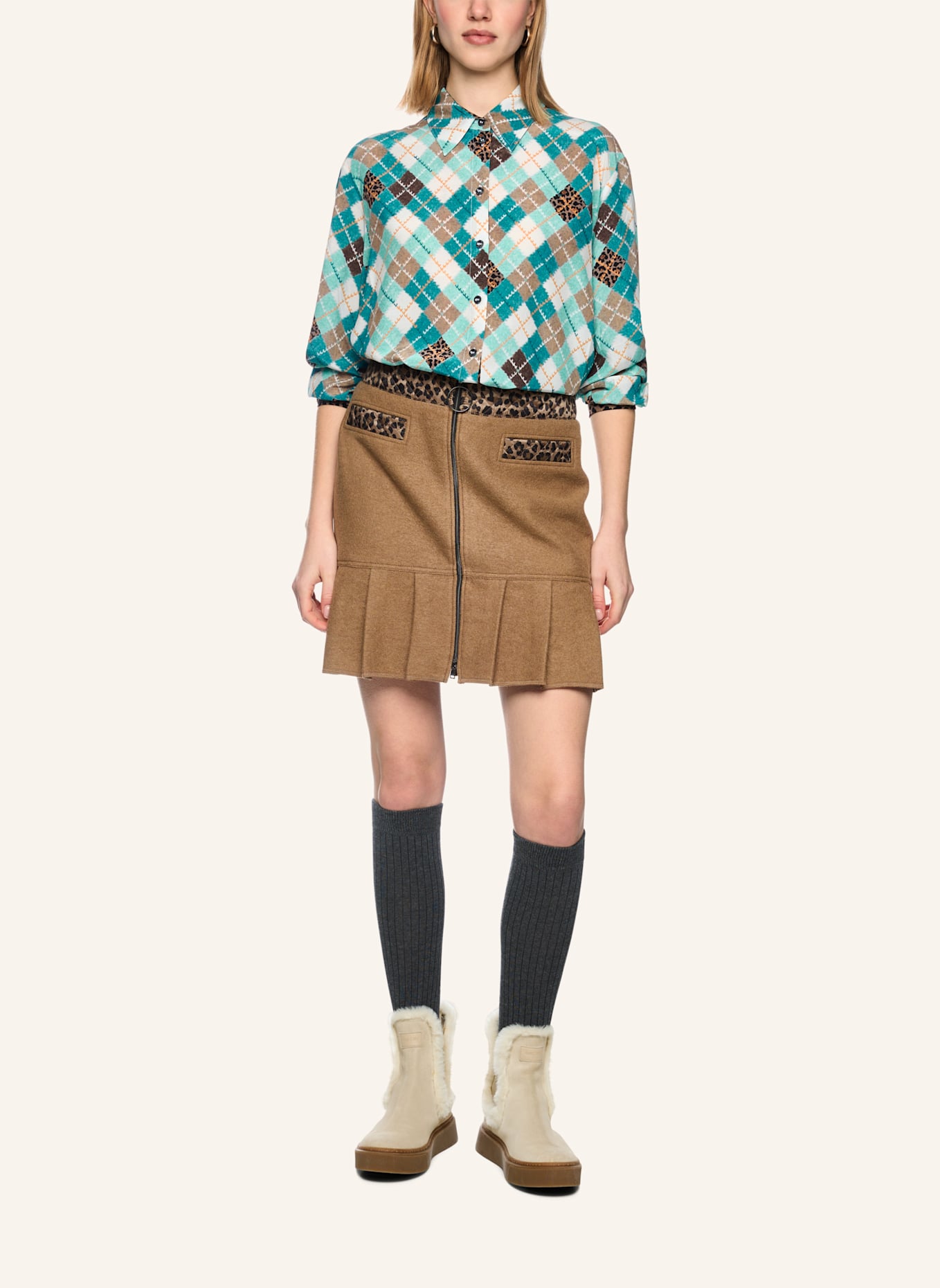 MARC CAIN Bluse: BLAU