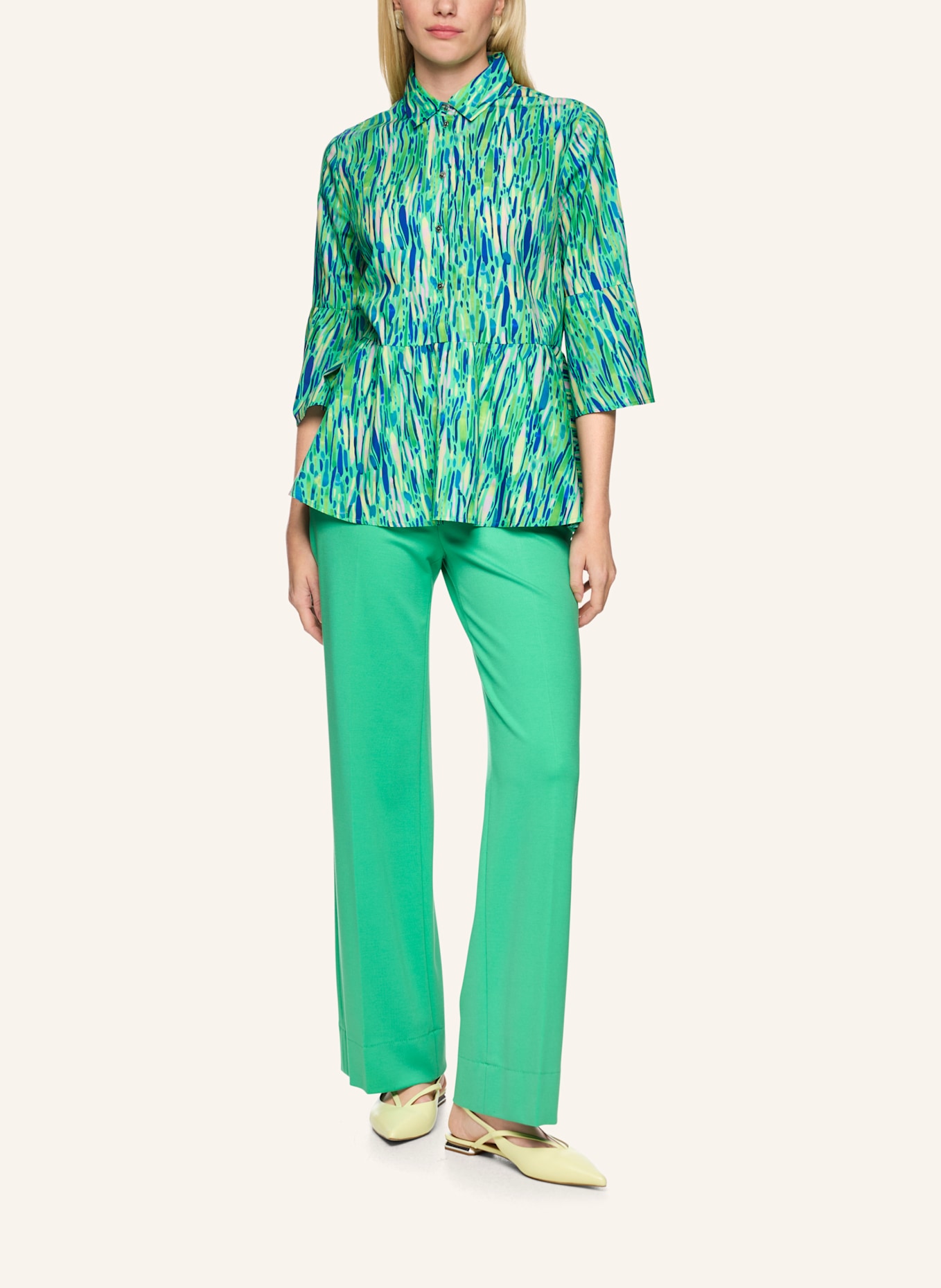 MARC CAIN Bluse: HELLGRÜN