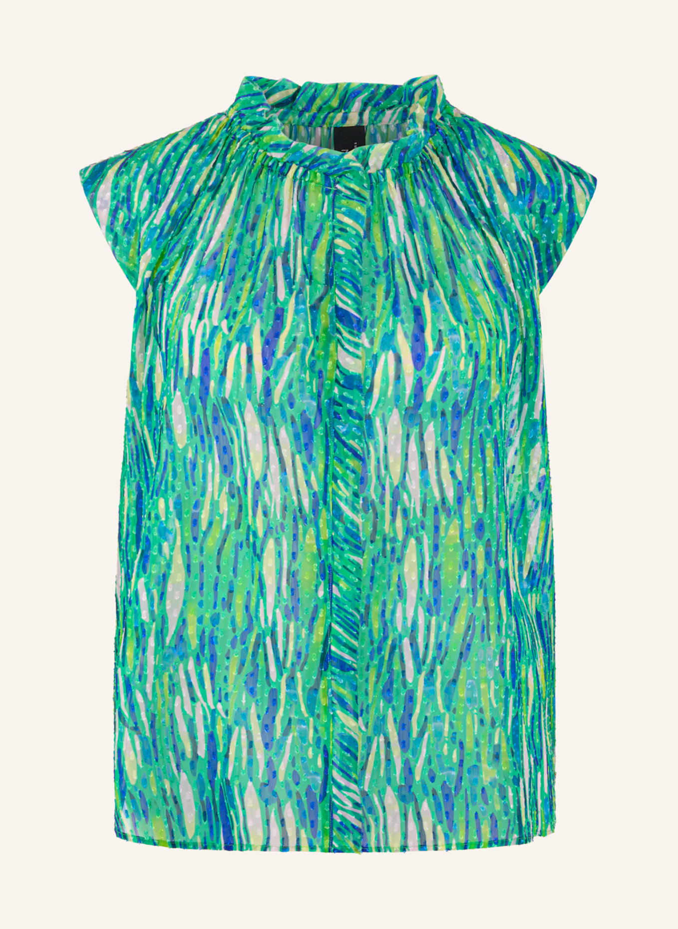 MARC CAIN Blusentop: HELLGRÜN