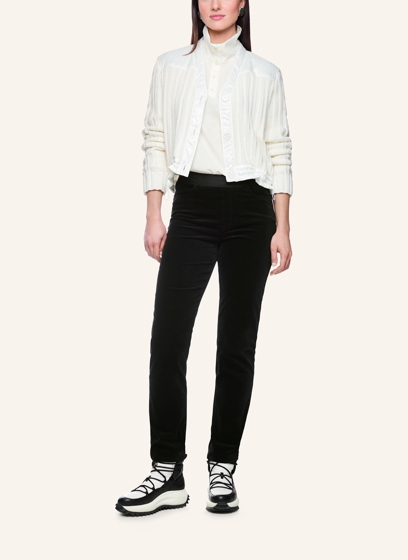 MARC CAIN Hose SIENA: SCHWARZ