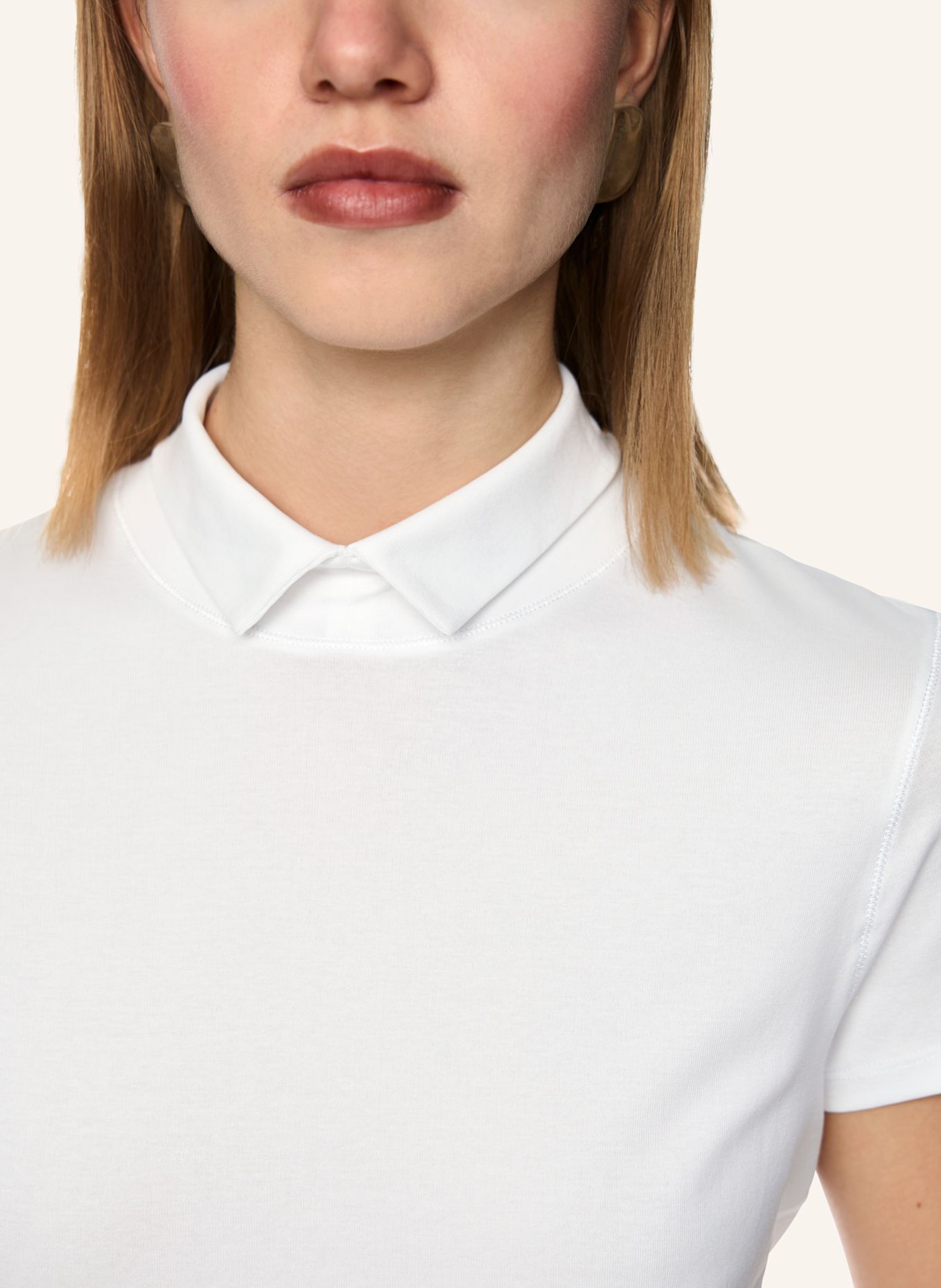 MARC CAIN T-Shirt: WEISS