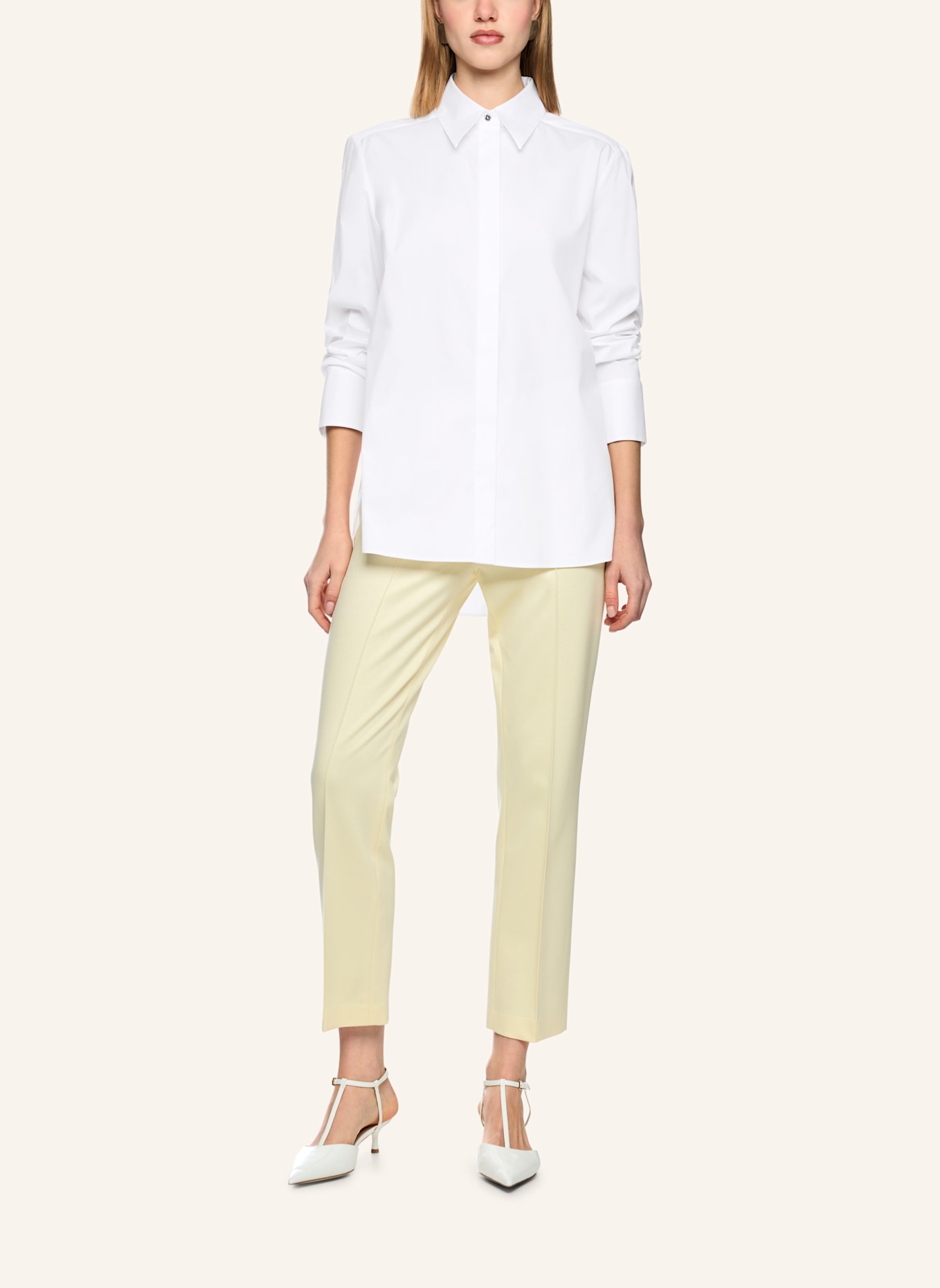 MARC CAIN Bluse: WEISS