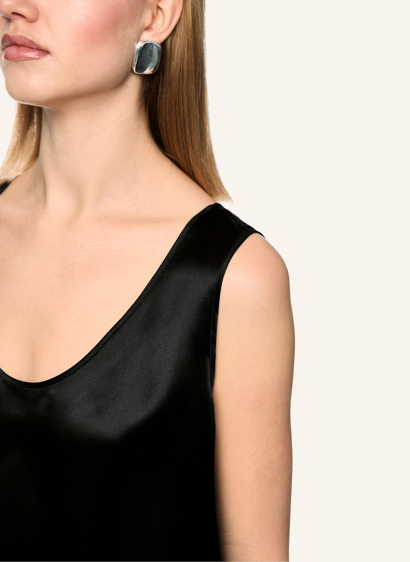 MARC CAIN Seidentop: SCHWARZ