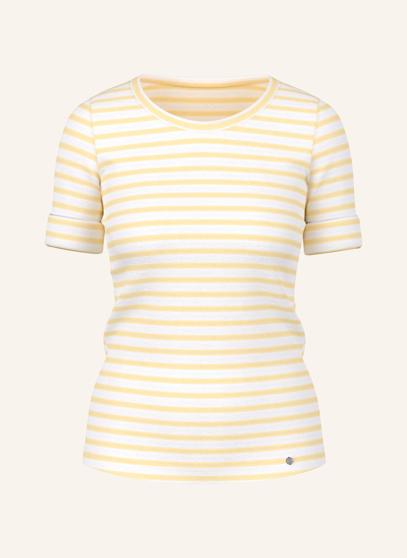 MARC CAIN Shirt mit 3/4-Arm: CREME