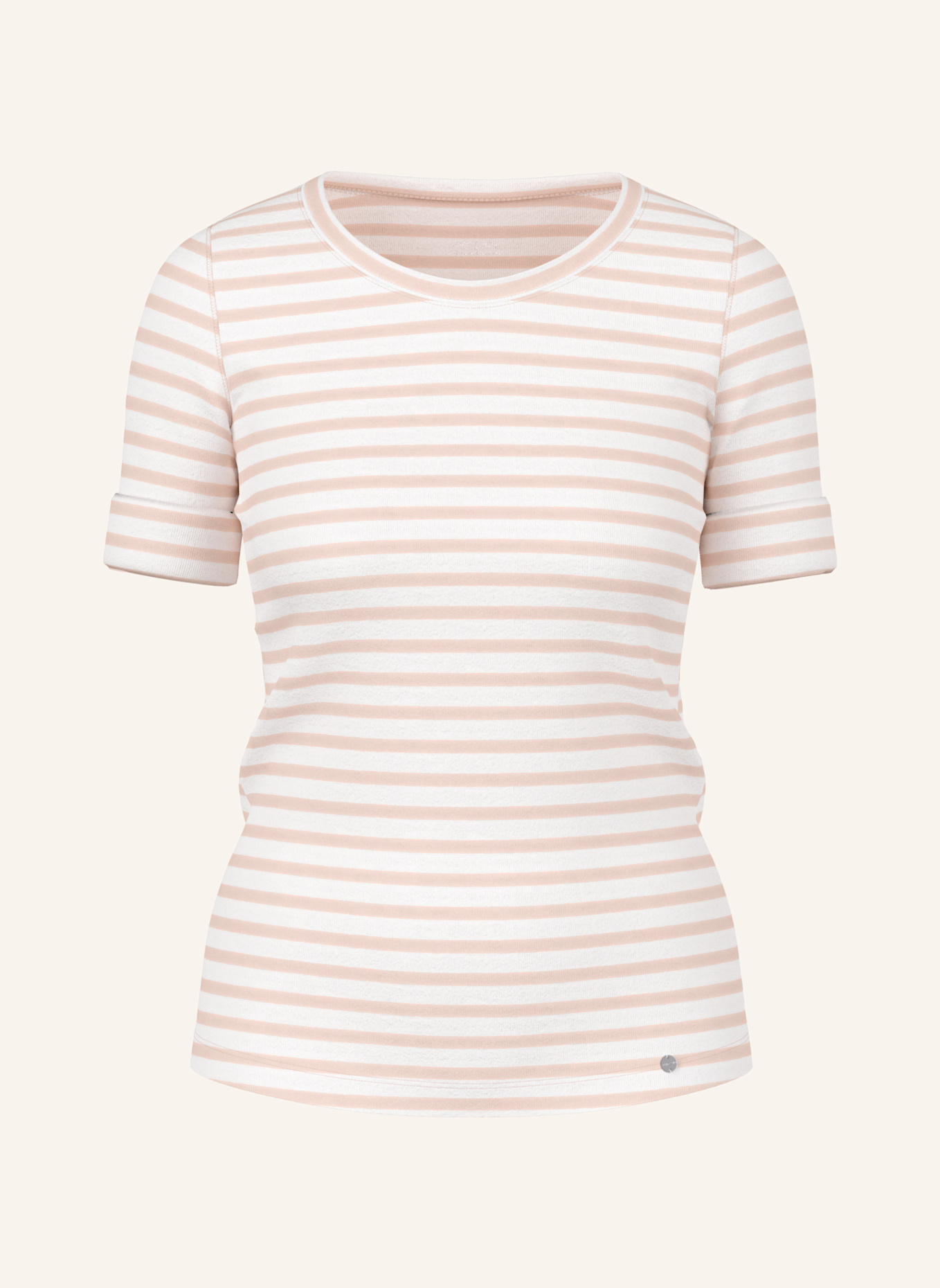 MARC CAIN Shirt mit 3/4-Arm: BEIGE