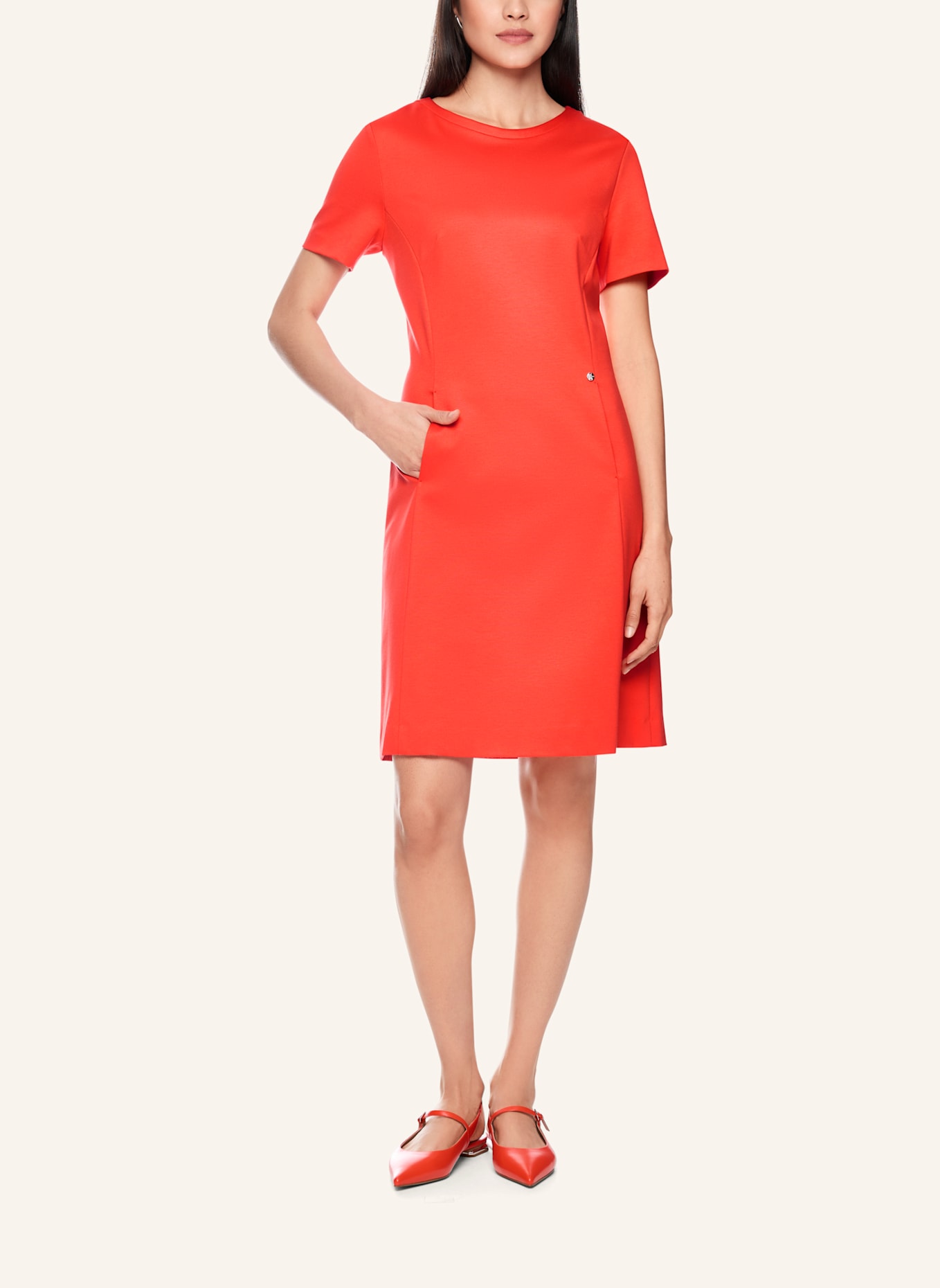 MARC CAIN Jerseykleid: ROT