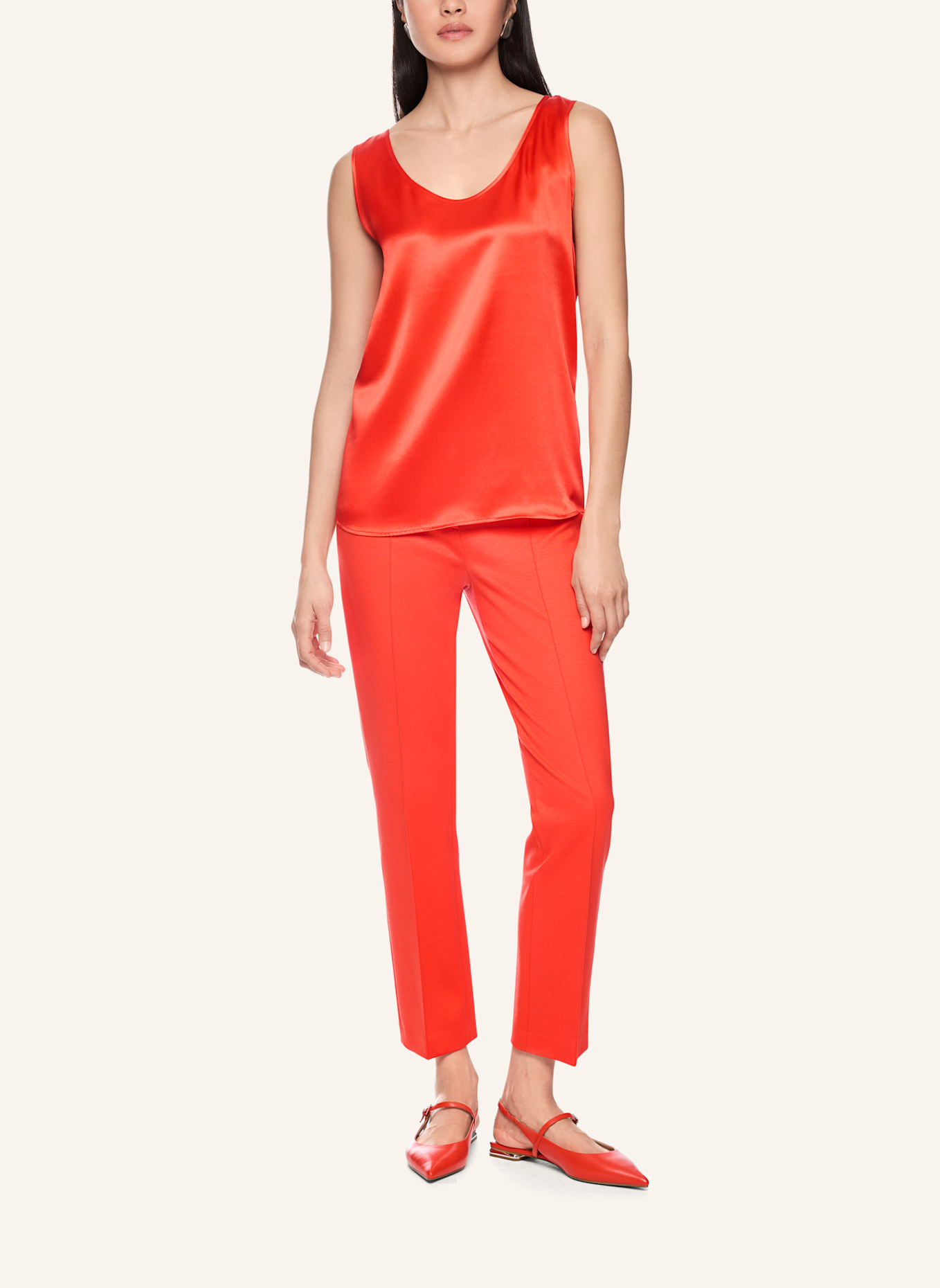 MARC CAIN Seidentop: ROT