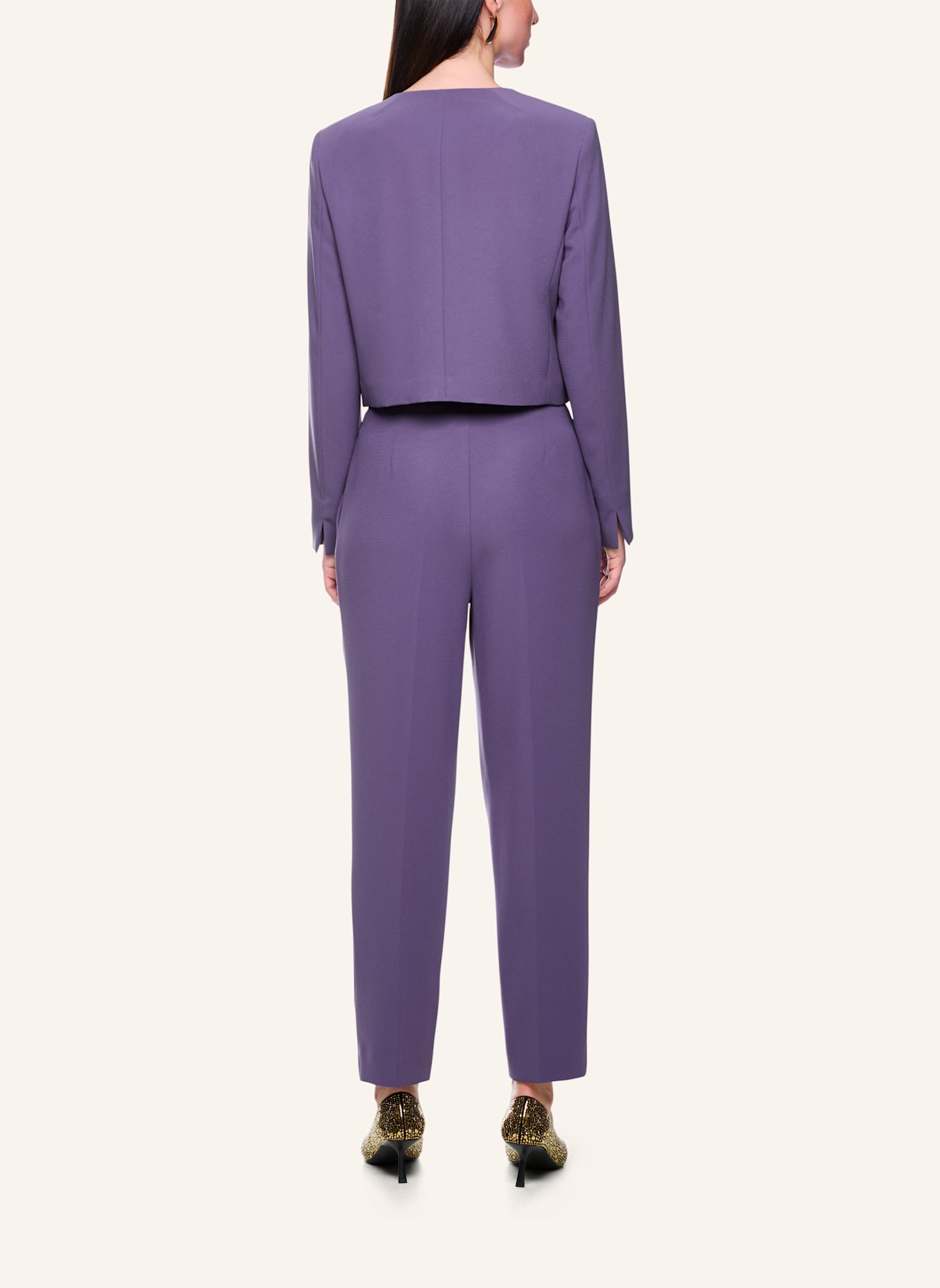 MARC CAIN Kastenjacke: DUNKELLILA