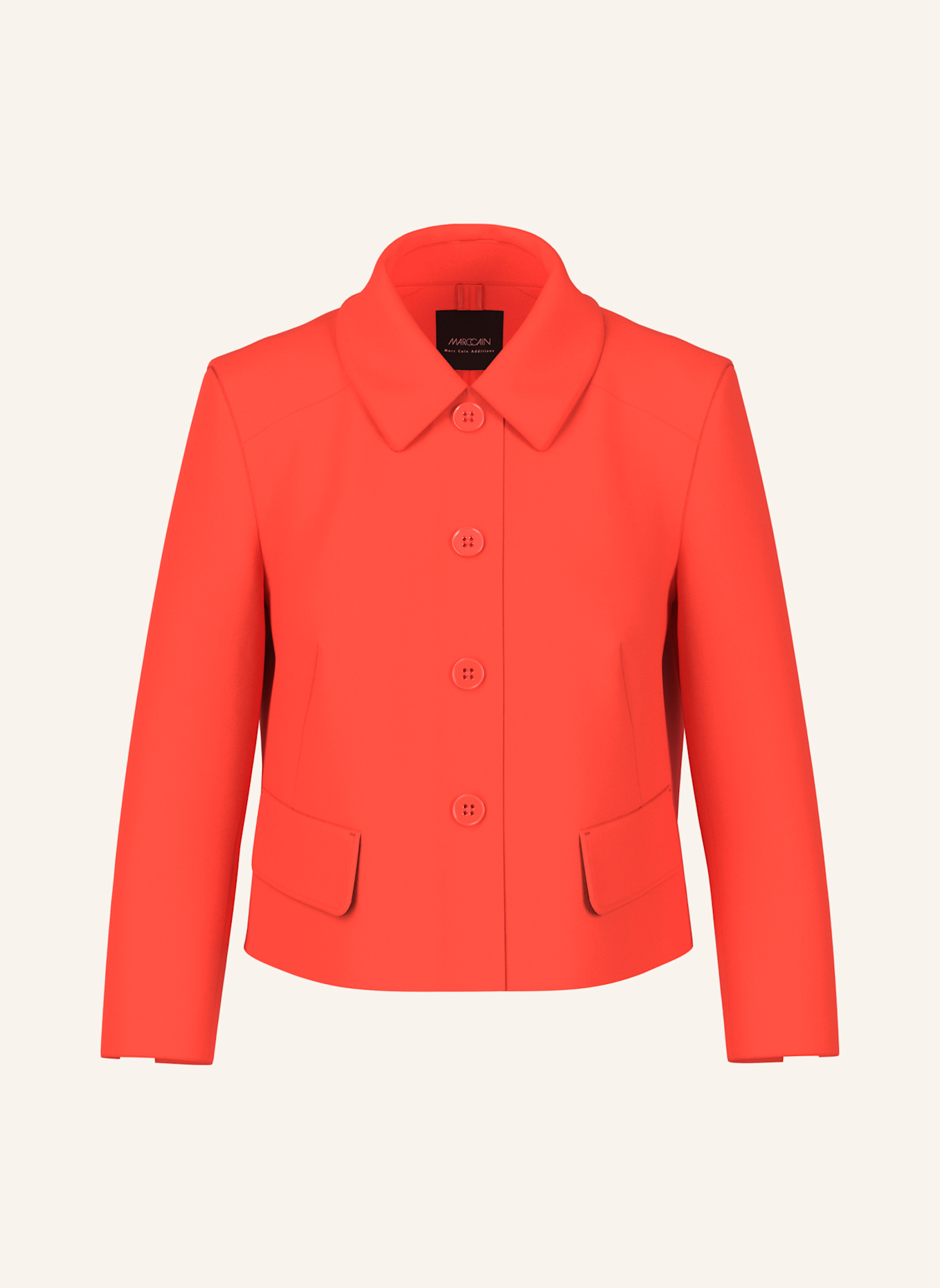 MARC CAIN Kastenjacke aus Jersey: ROT