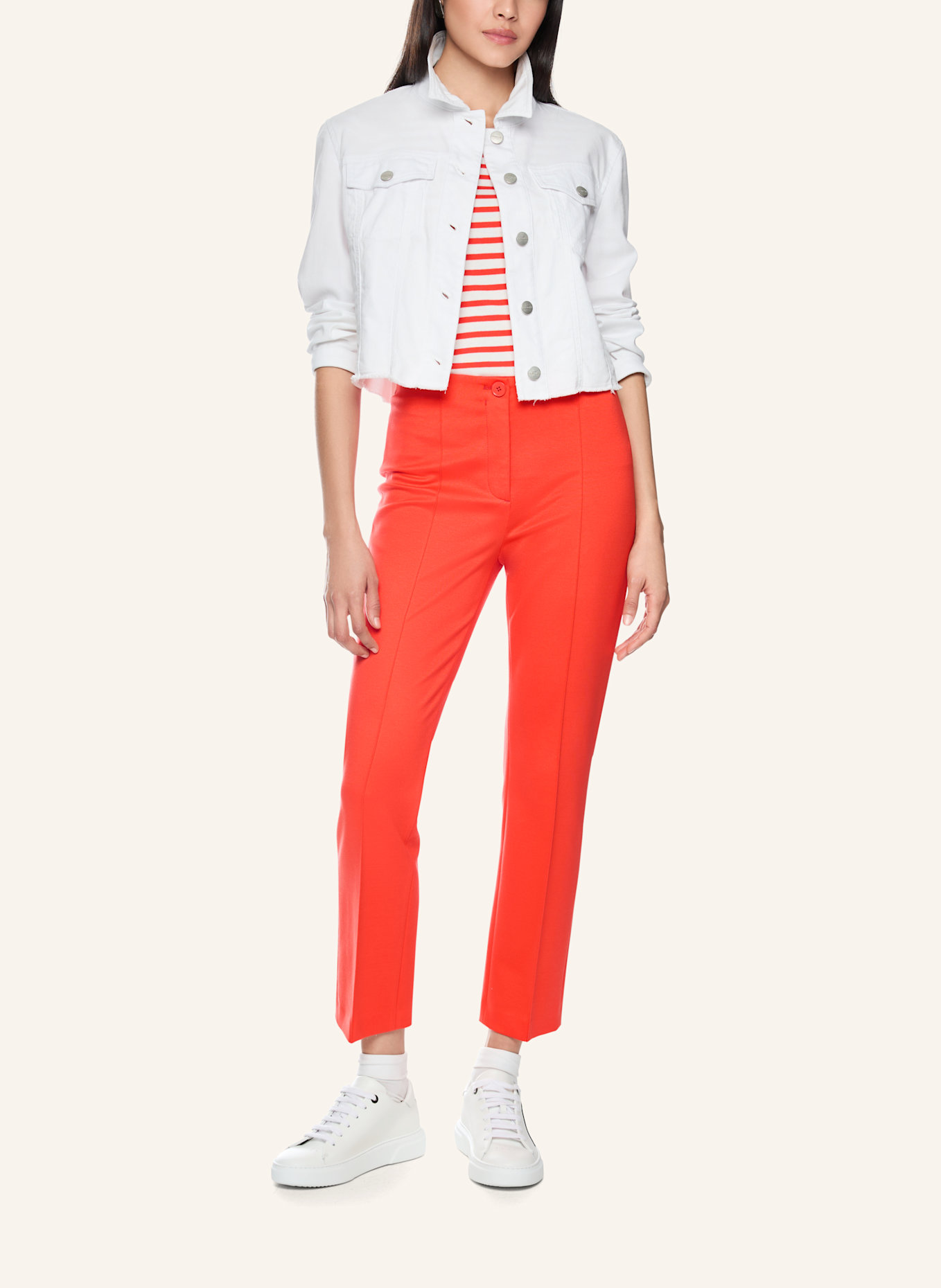 MARC CAIN Jerseyhose: ROT