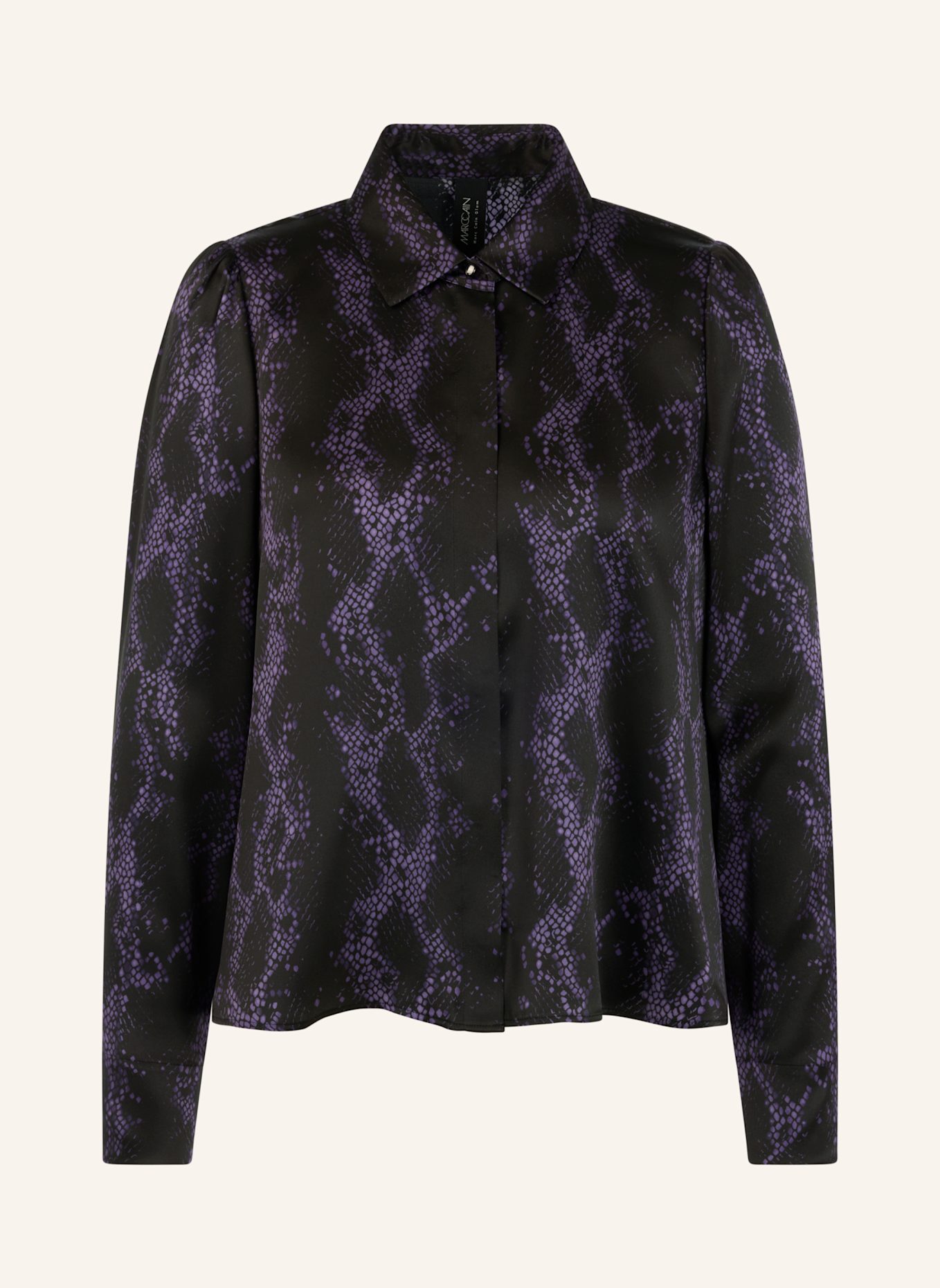 MARC CAIN Bluse: SCHWARZ