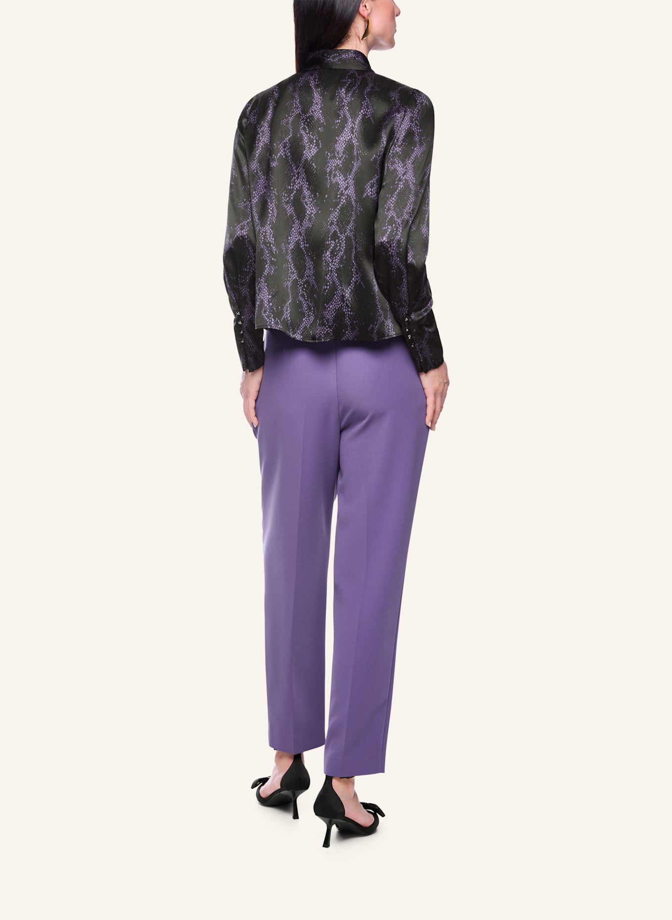 MARC CAIN Bluse: SCHWARZ