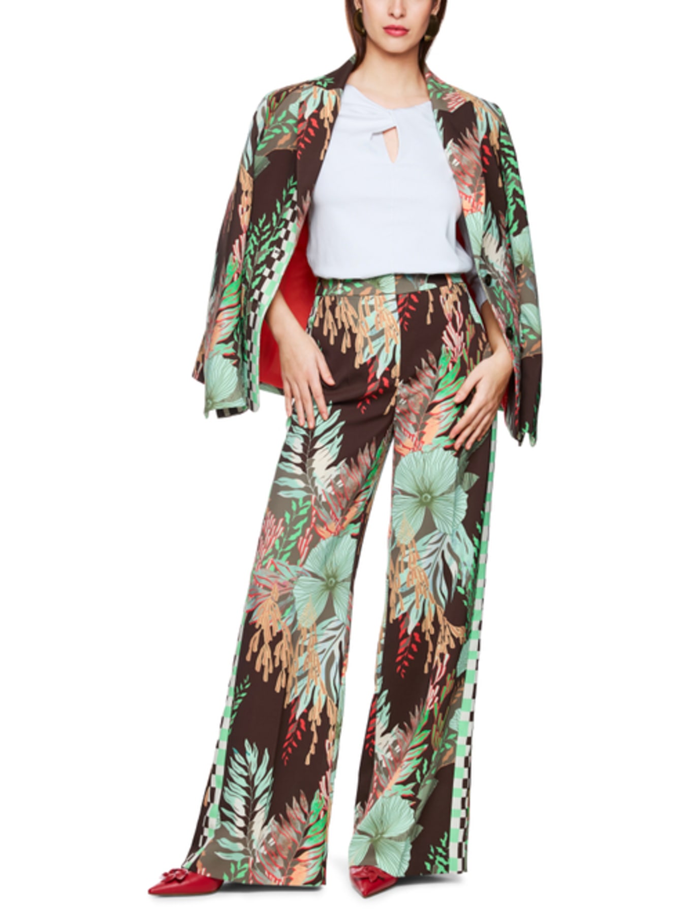 MARC CAIN Hose WAUKEE: DUNKELBRAUN