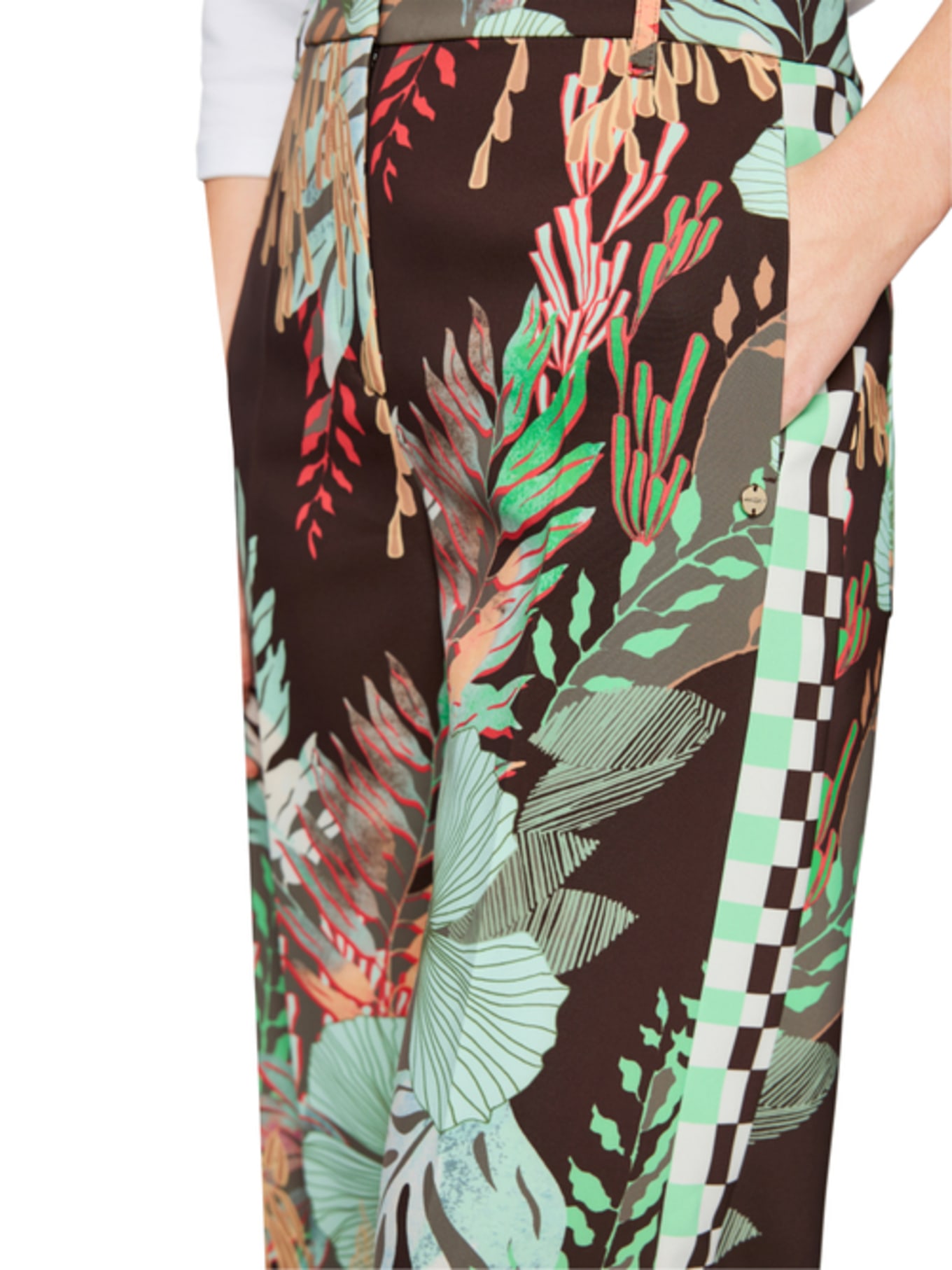 MARC CAIN Hose WAUKEE: DUNKELBRAUN