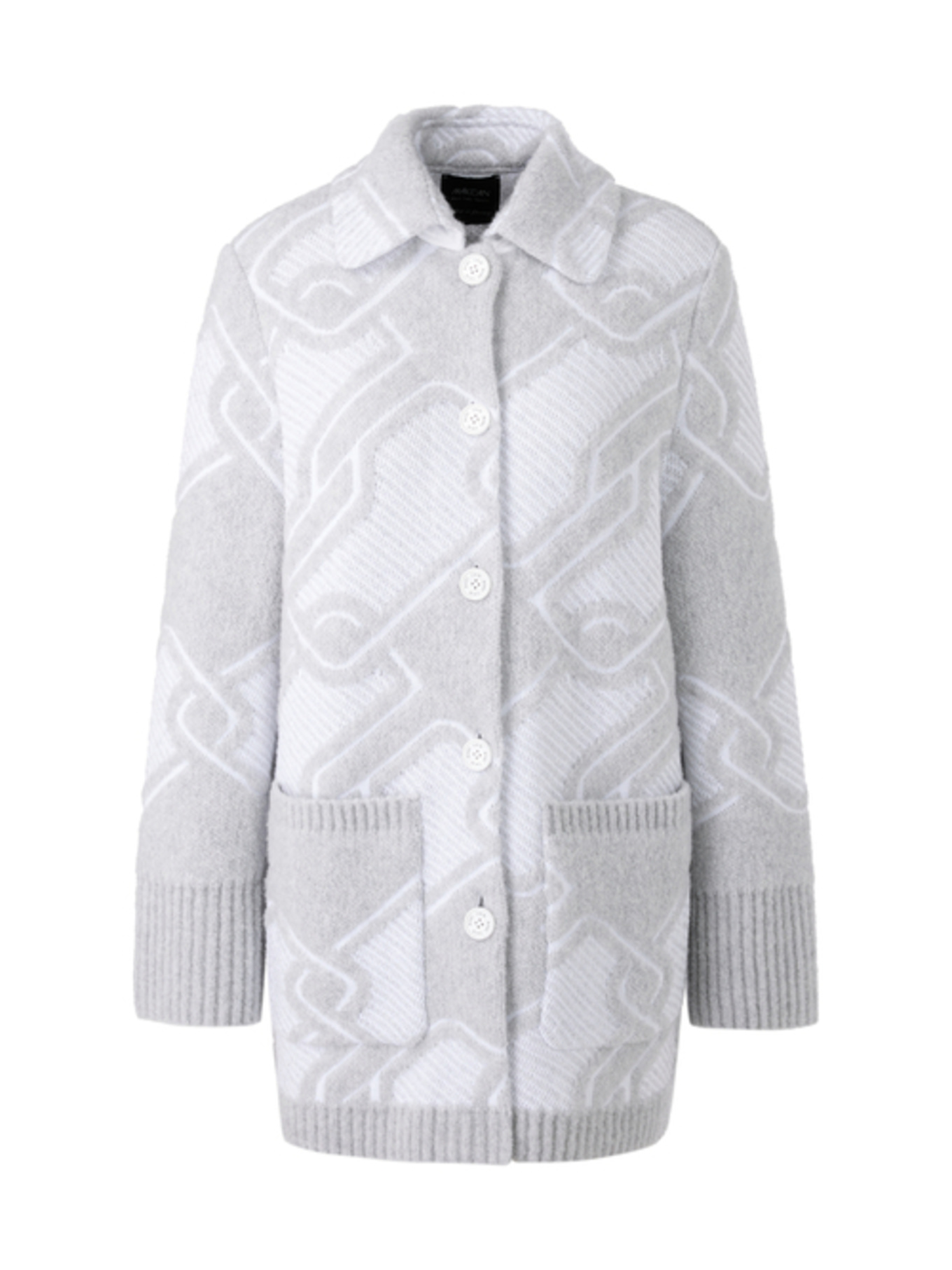 MARC CAIN Mantel: SILBER/ GRAU