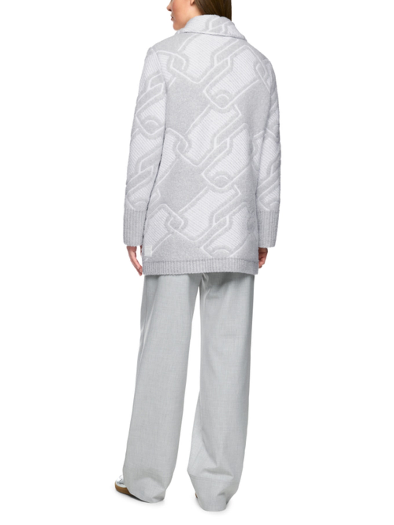 MARC CAIN Mantel: SILBER/ GRAU