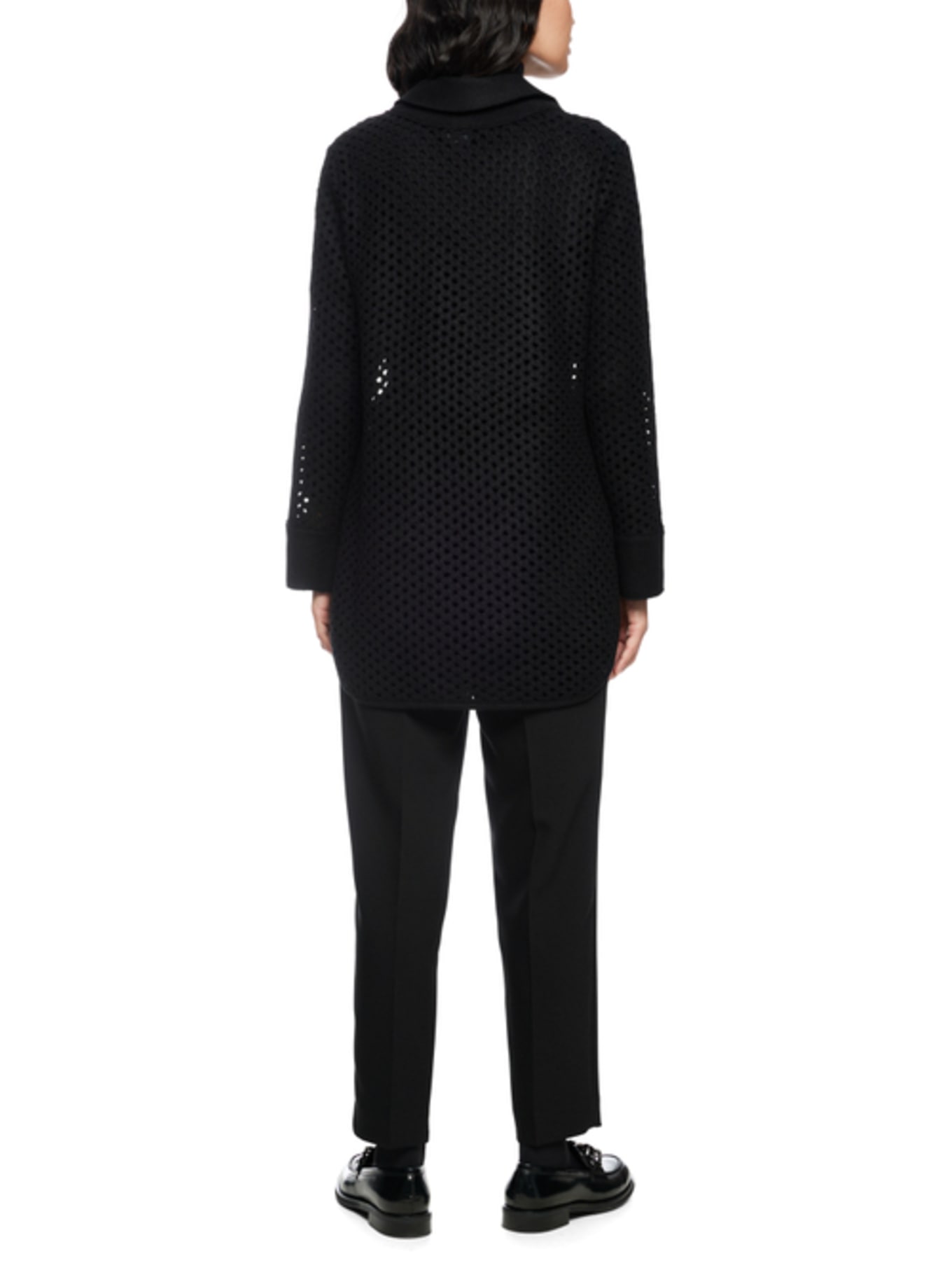 MARC CAIN Strickjacke: SCHWARZ