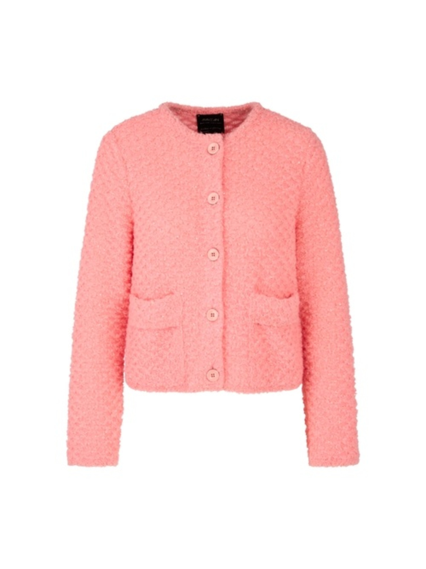 MARC CAIN Strickjacke mit Pailletten: ROSA