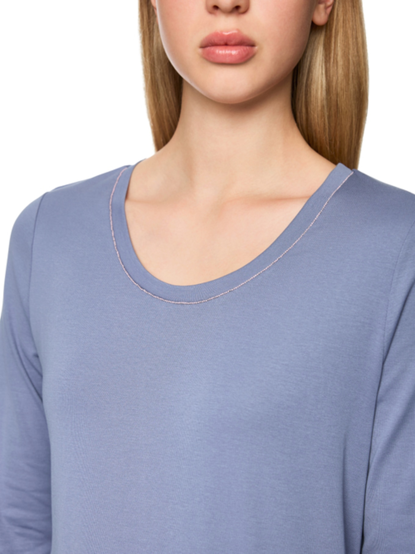 MARC CAIN Shirt mit 3/4-Arm: LILA