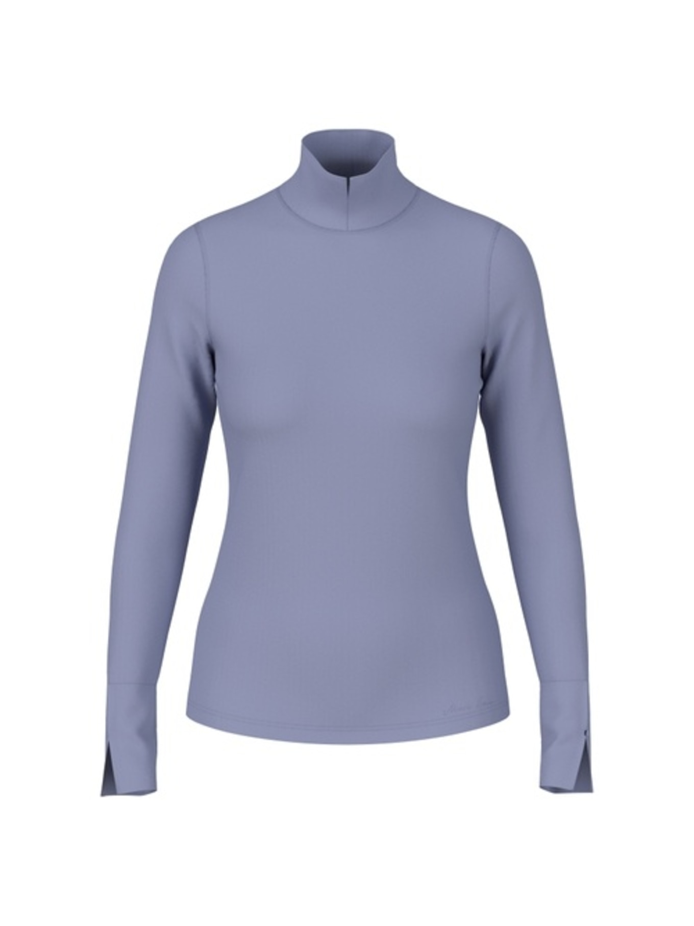 MARC CAIN Longsleeve mit Schmucksteinen: LILA