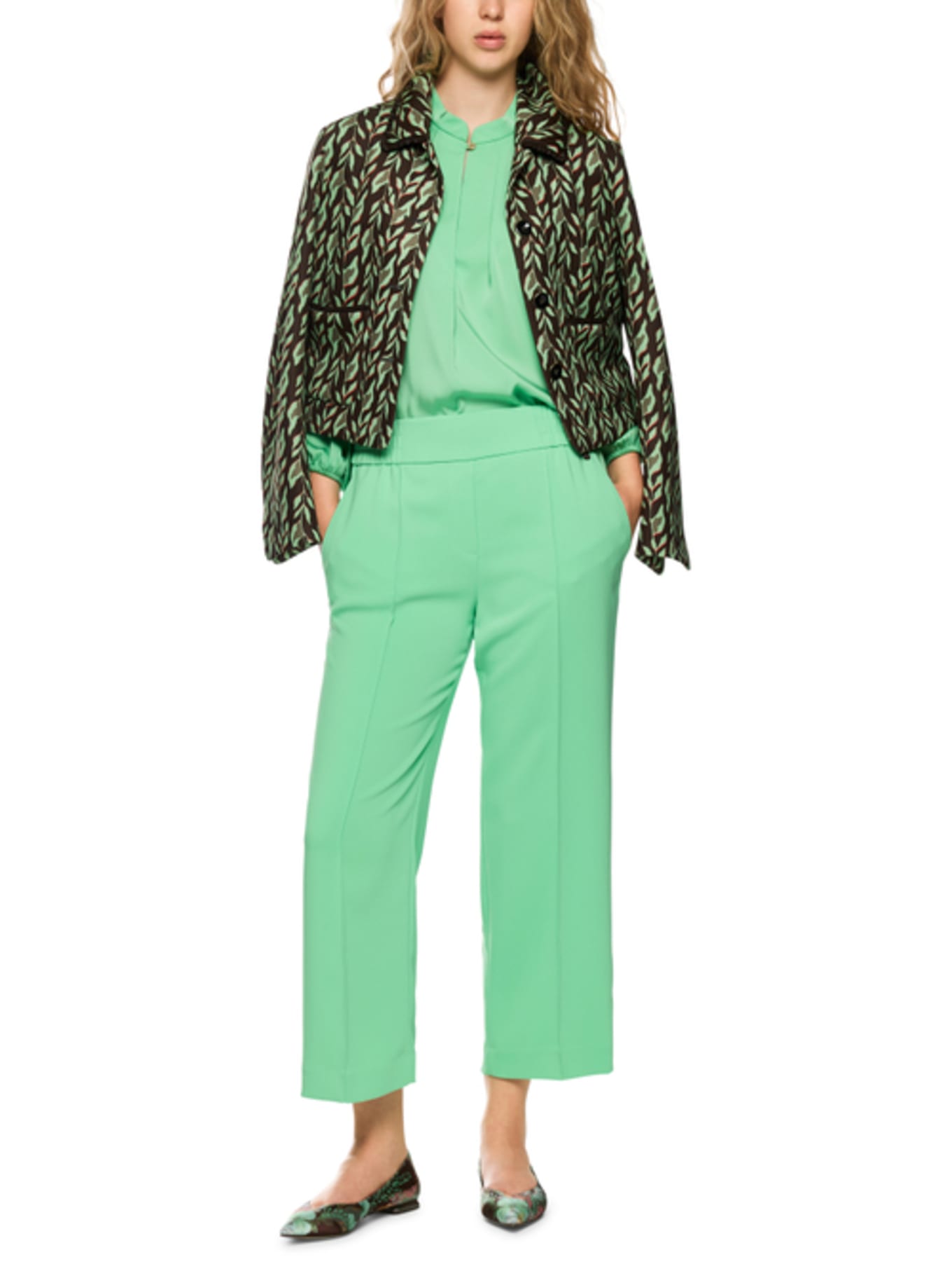 MARC CAIN Hose WASHINGTON: HELLGRÜN