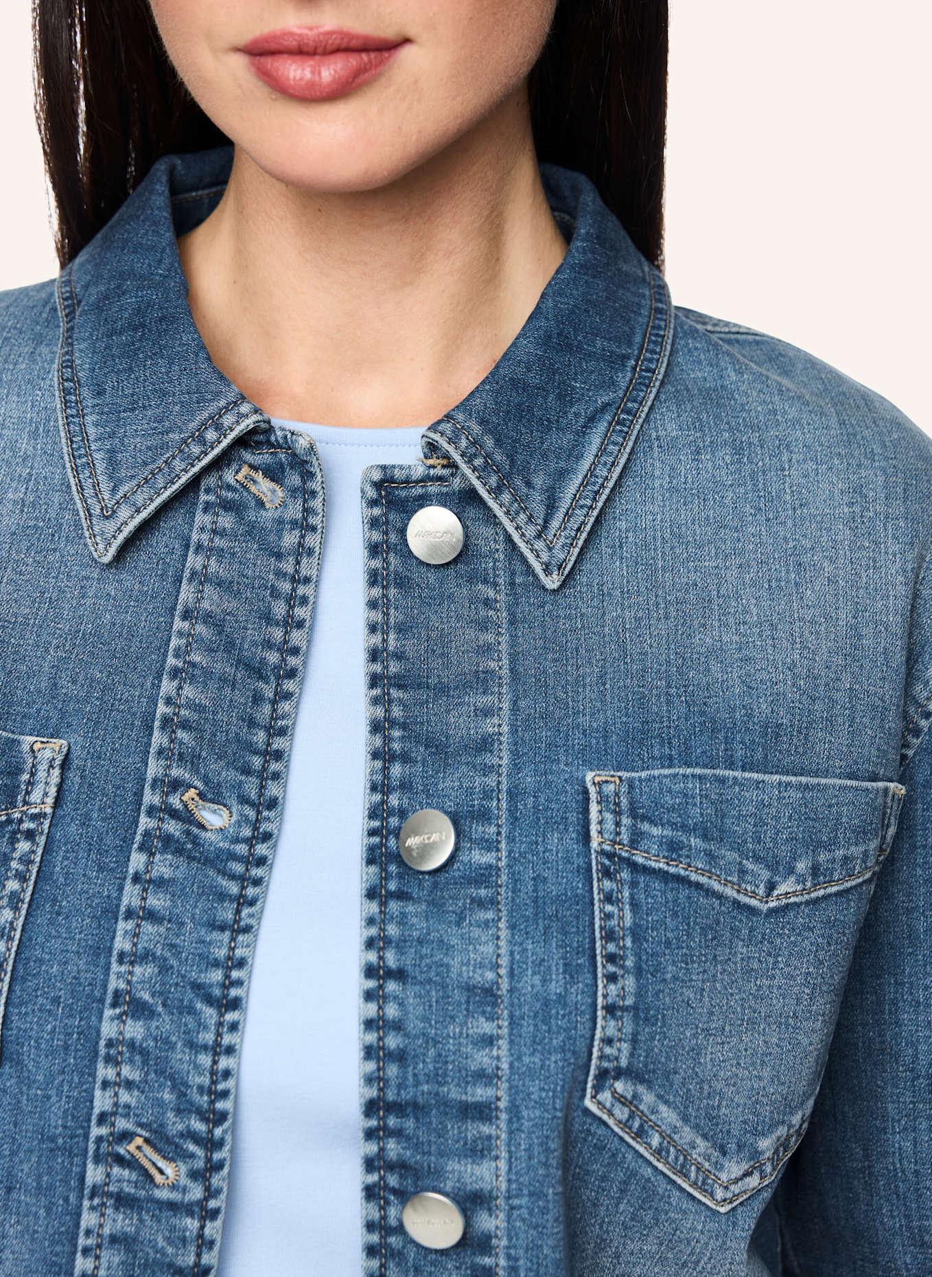 MARC CAIN Jacke: BLAU