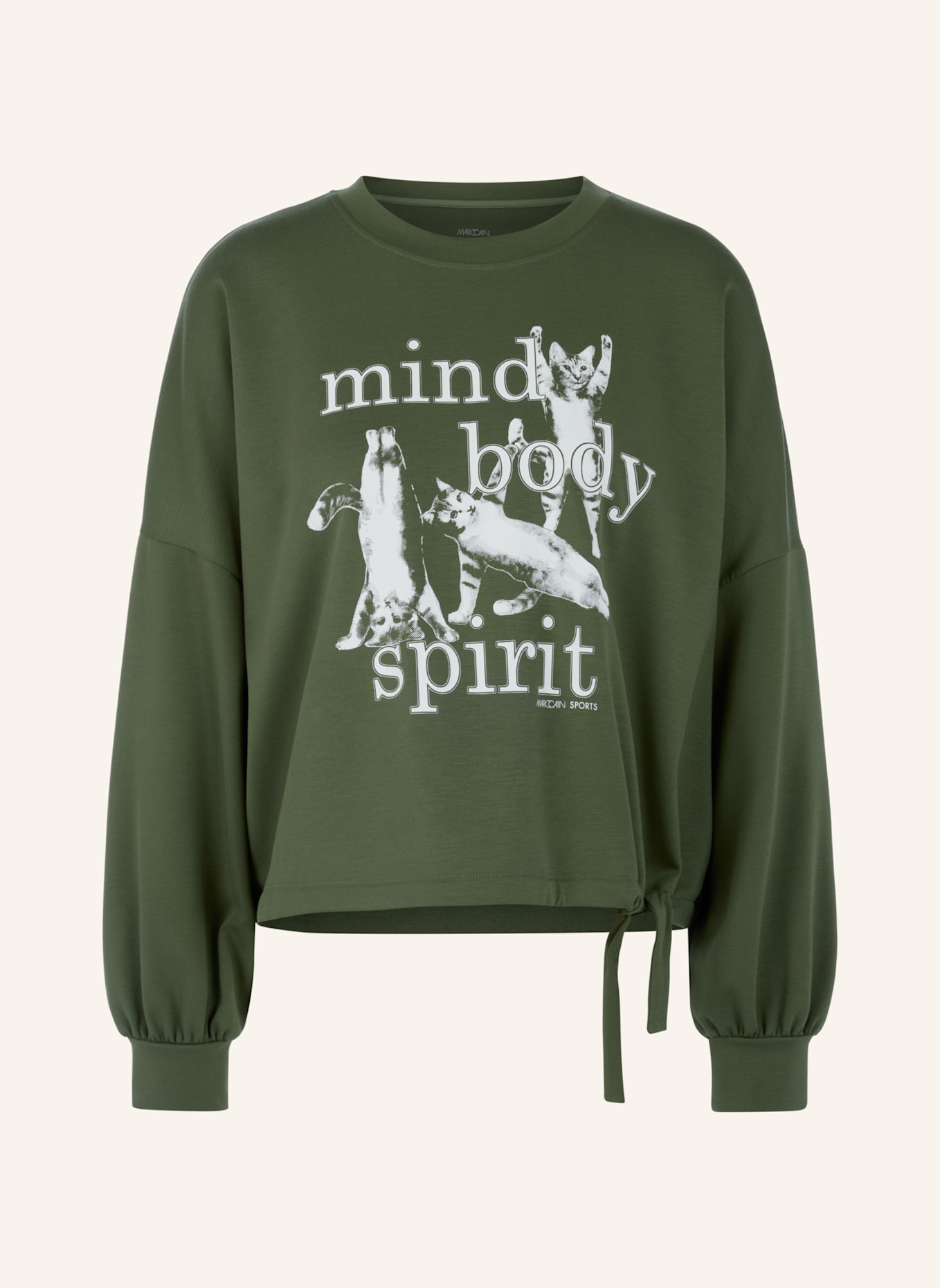 MARC CAIN Sweat-Shirt: OLIV