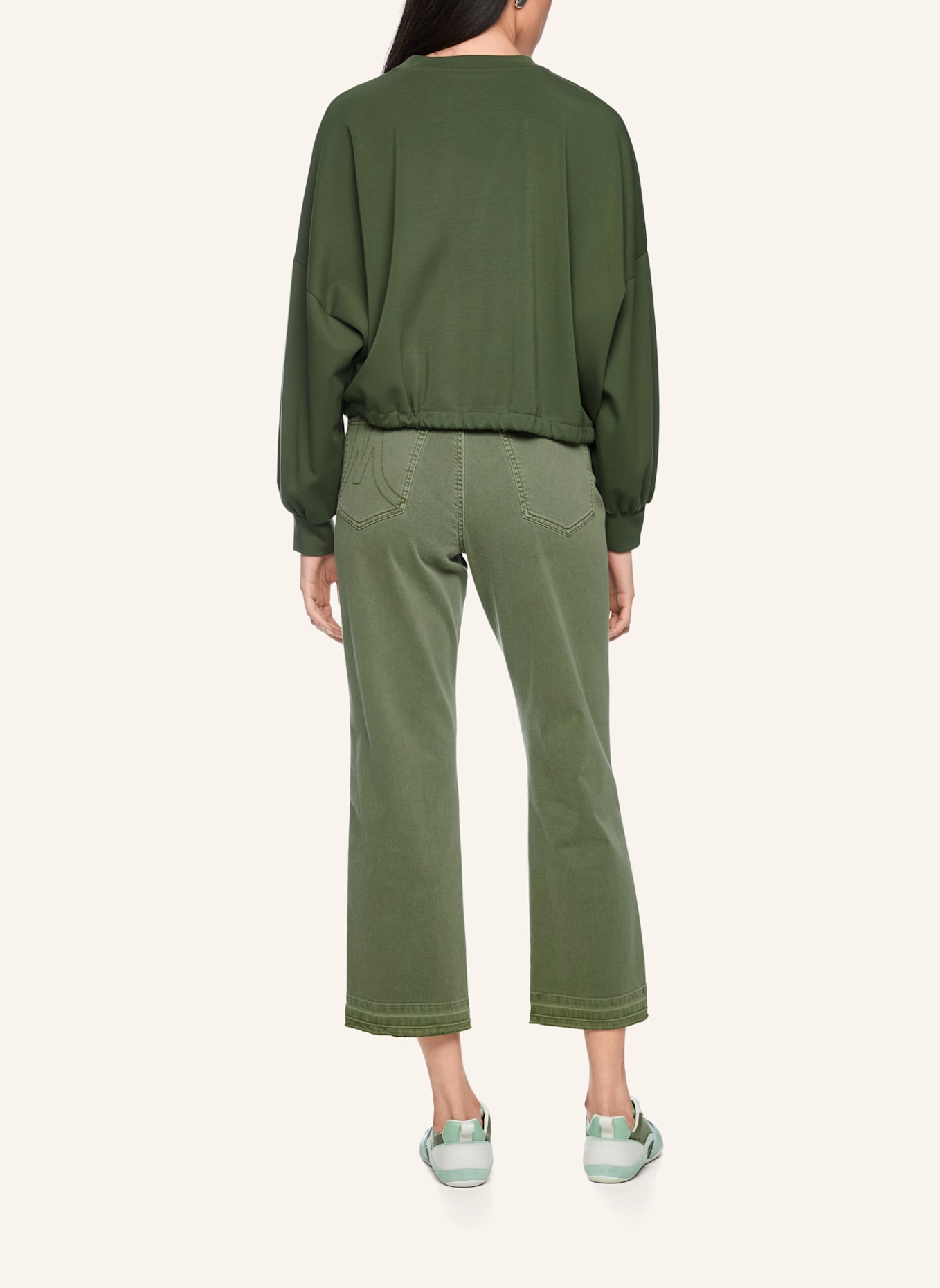 MARC CAIN Sweat-Shirt: OLIV